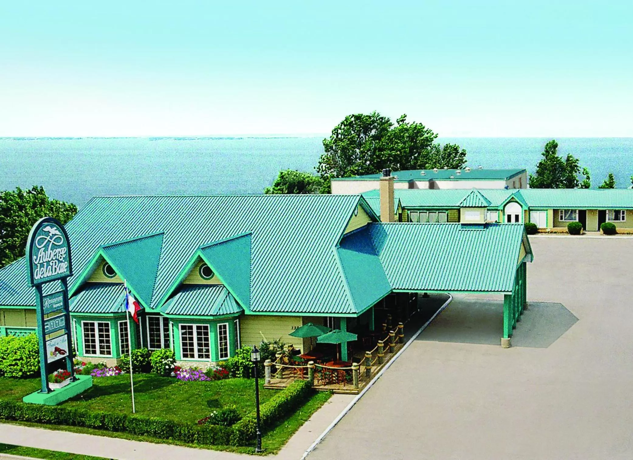 Bird's eye view in Auberge De La Baie