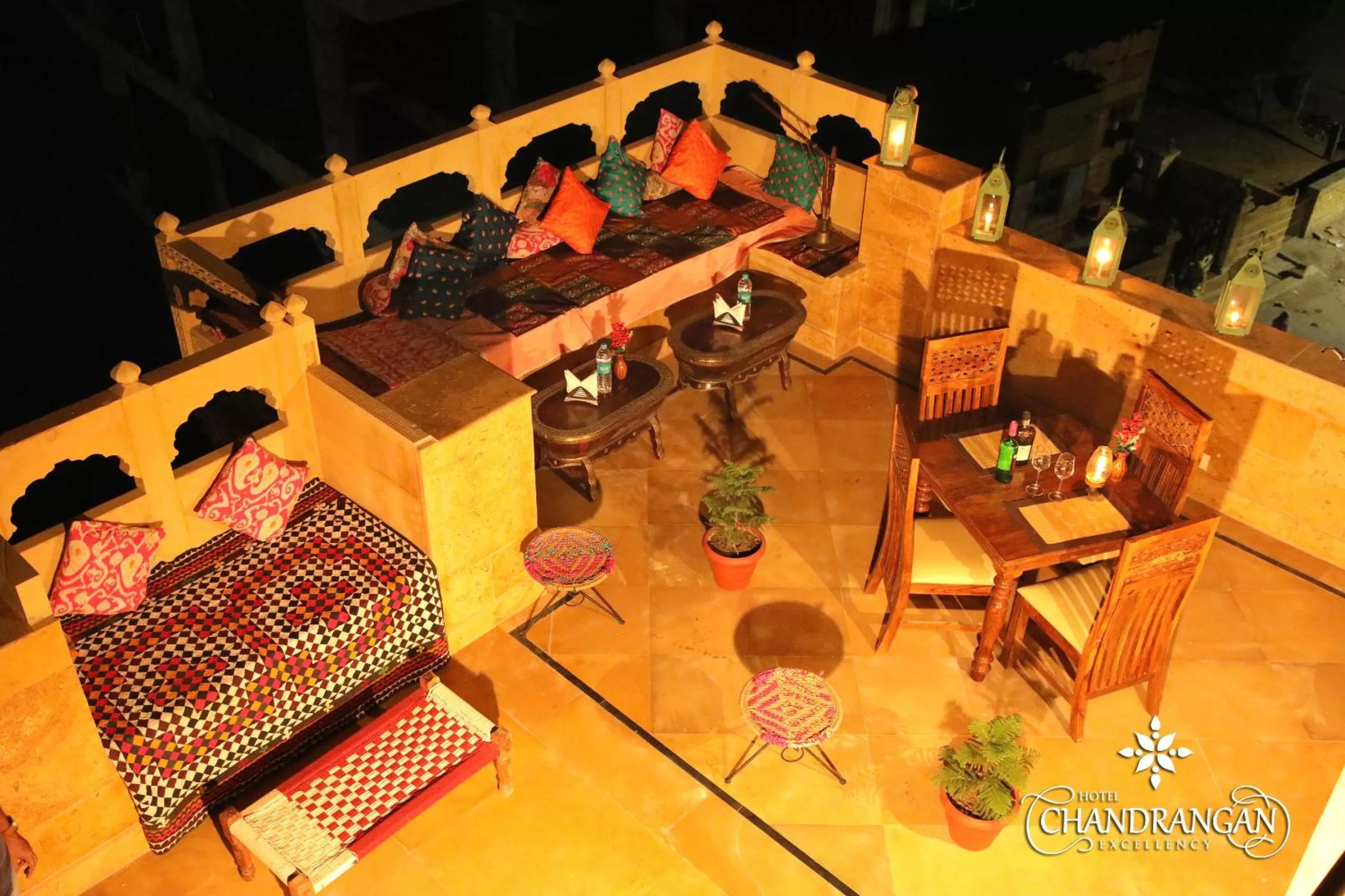 Night, Bird's-eye View in Treebo Trend Chandrangan Excellency