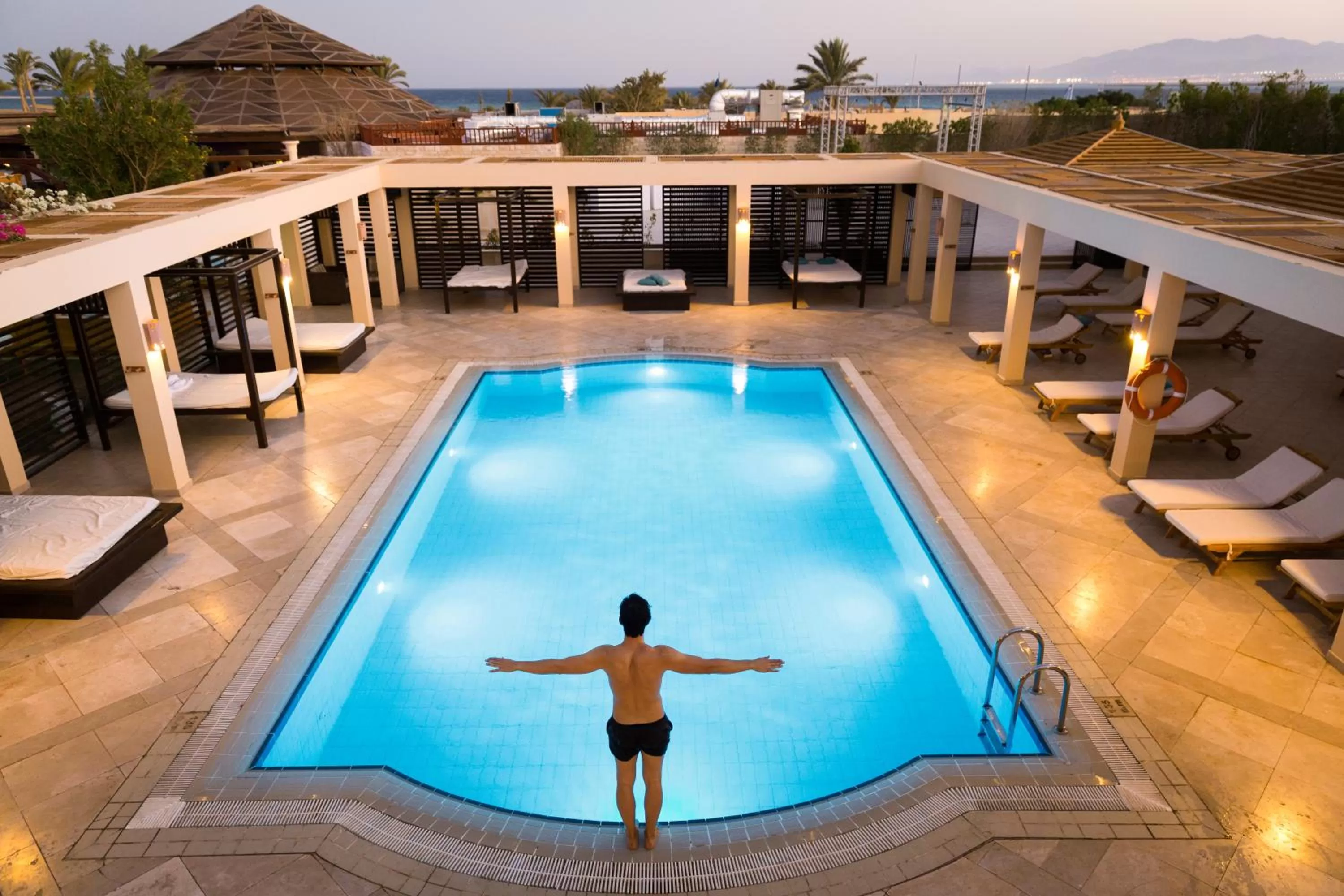 Swimming pool in Robinson Soma Bay