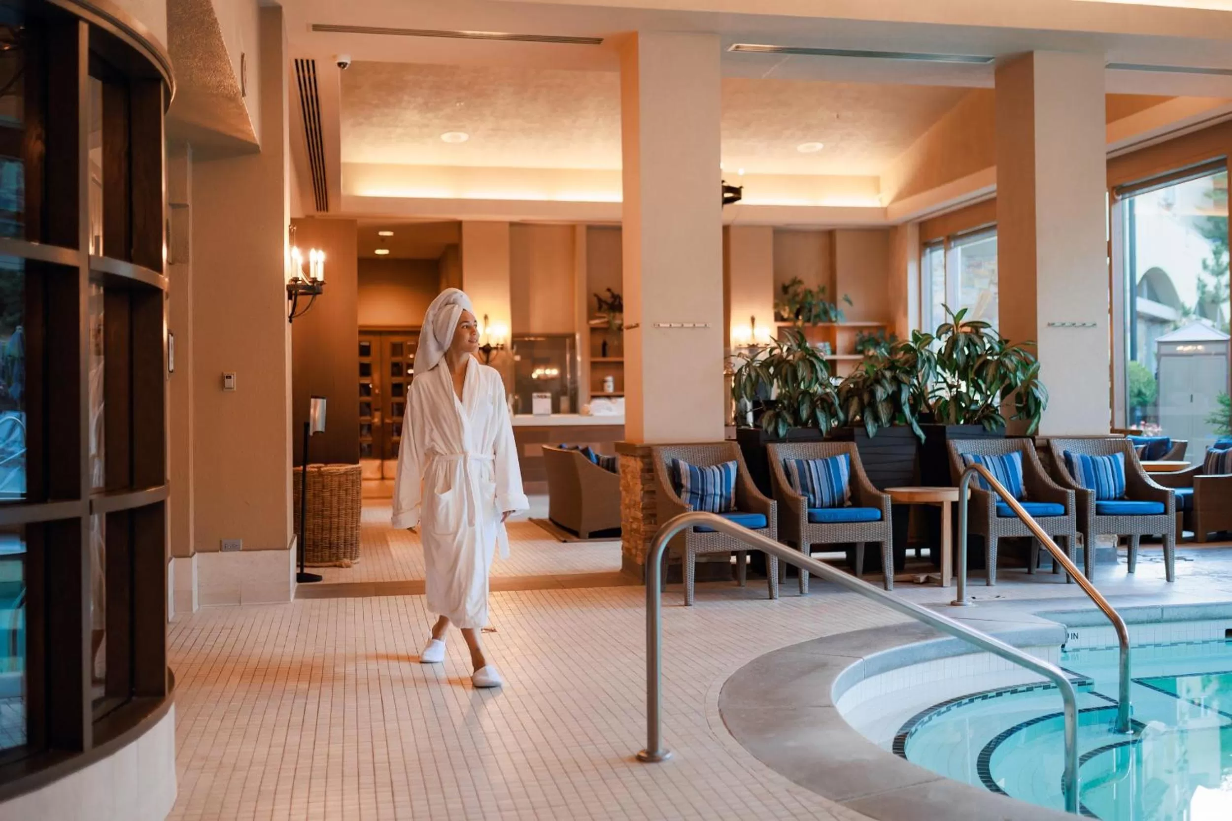 Swimming pool in Fairmont Chateau Whistler