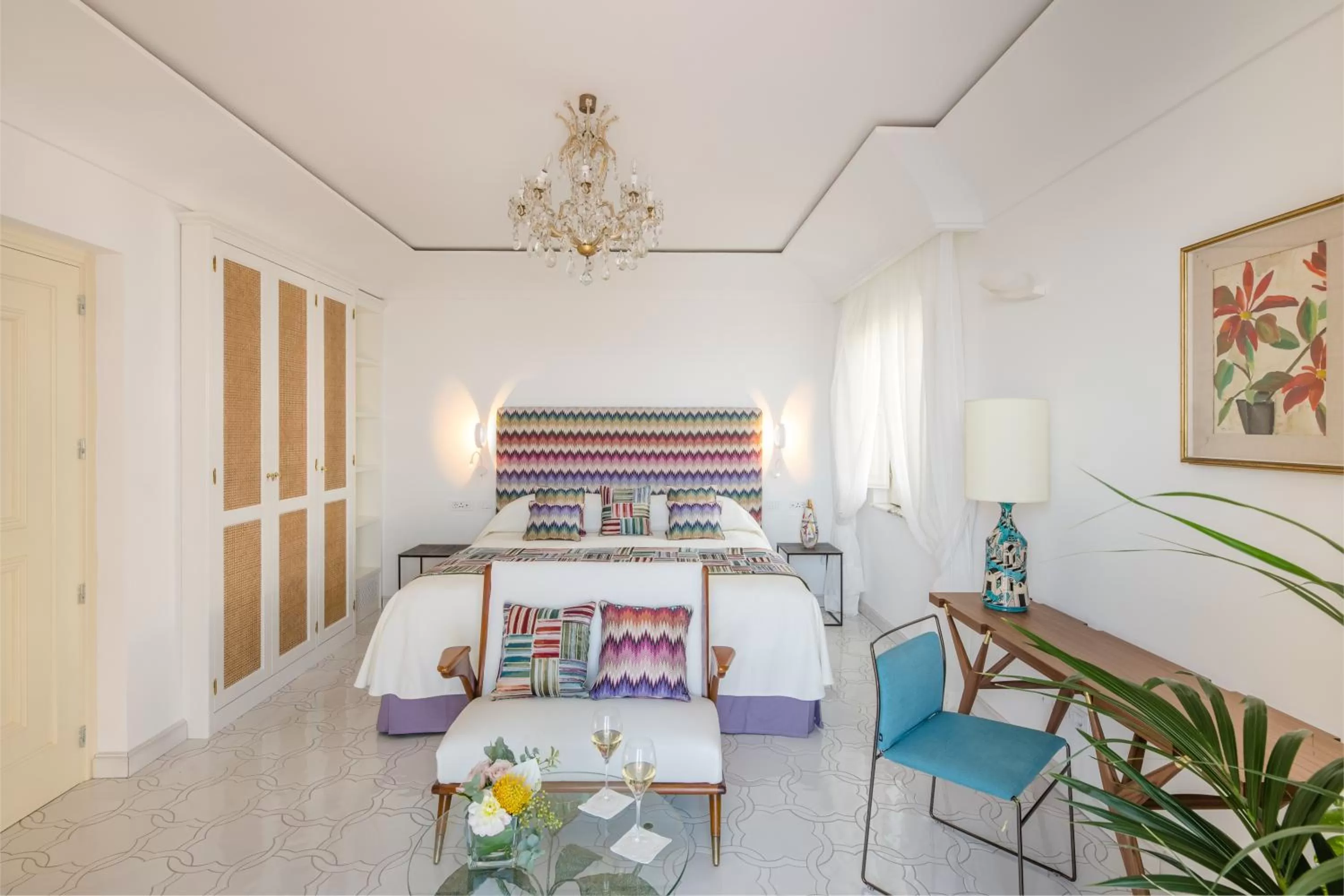 Bedroom, Bed in Hotel Santa Caterina