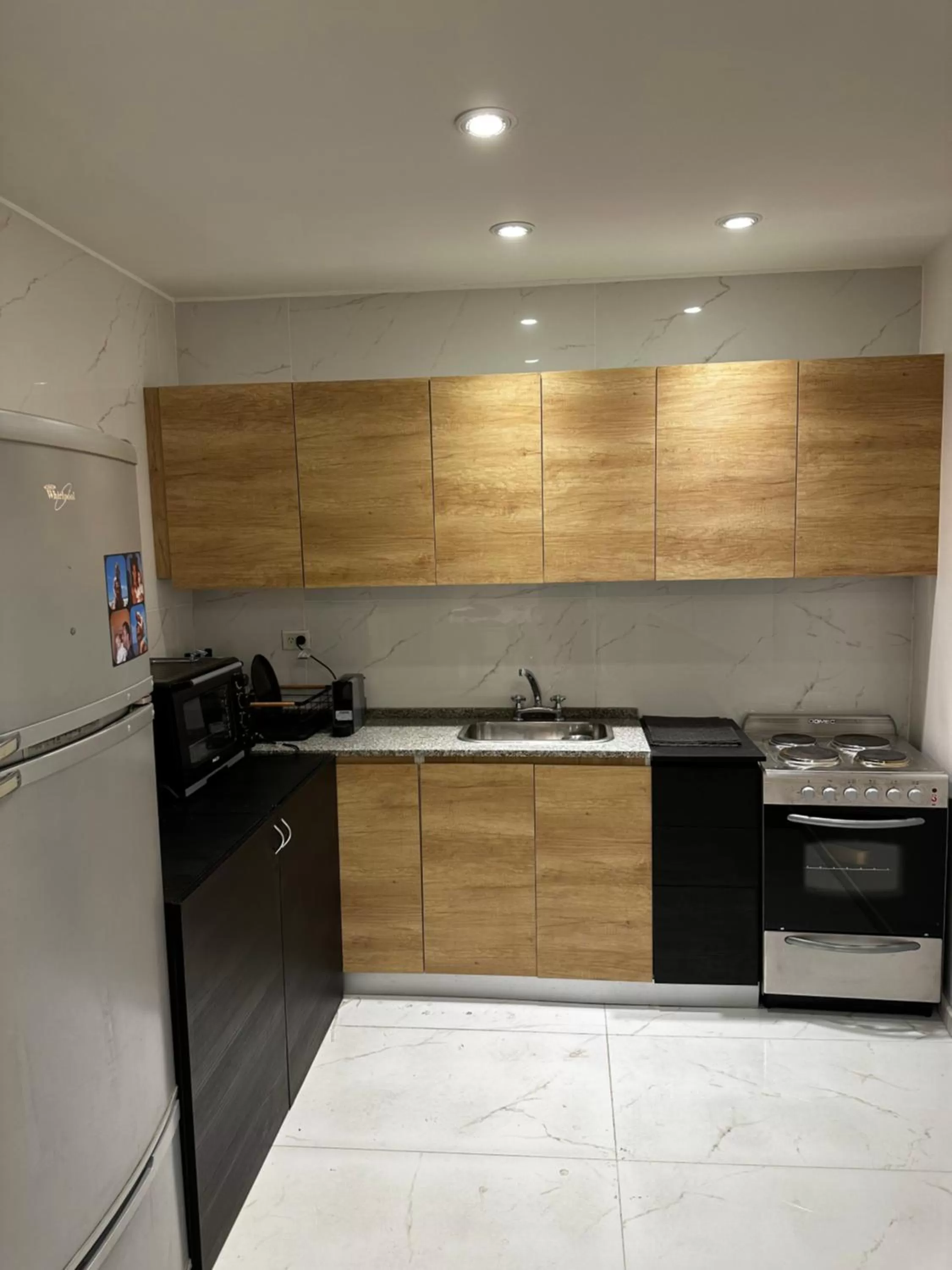 Kitchen or kitchenette in Purobaires Hotel Boutique