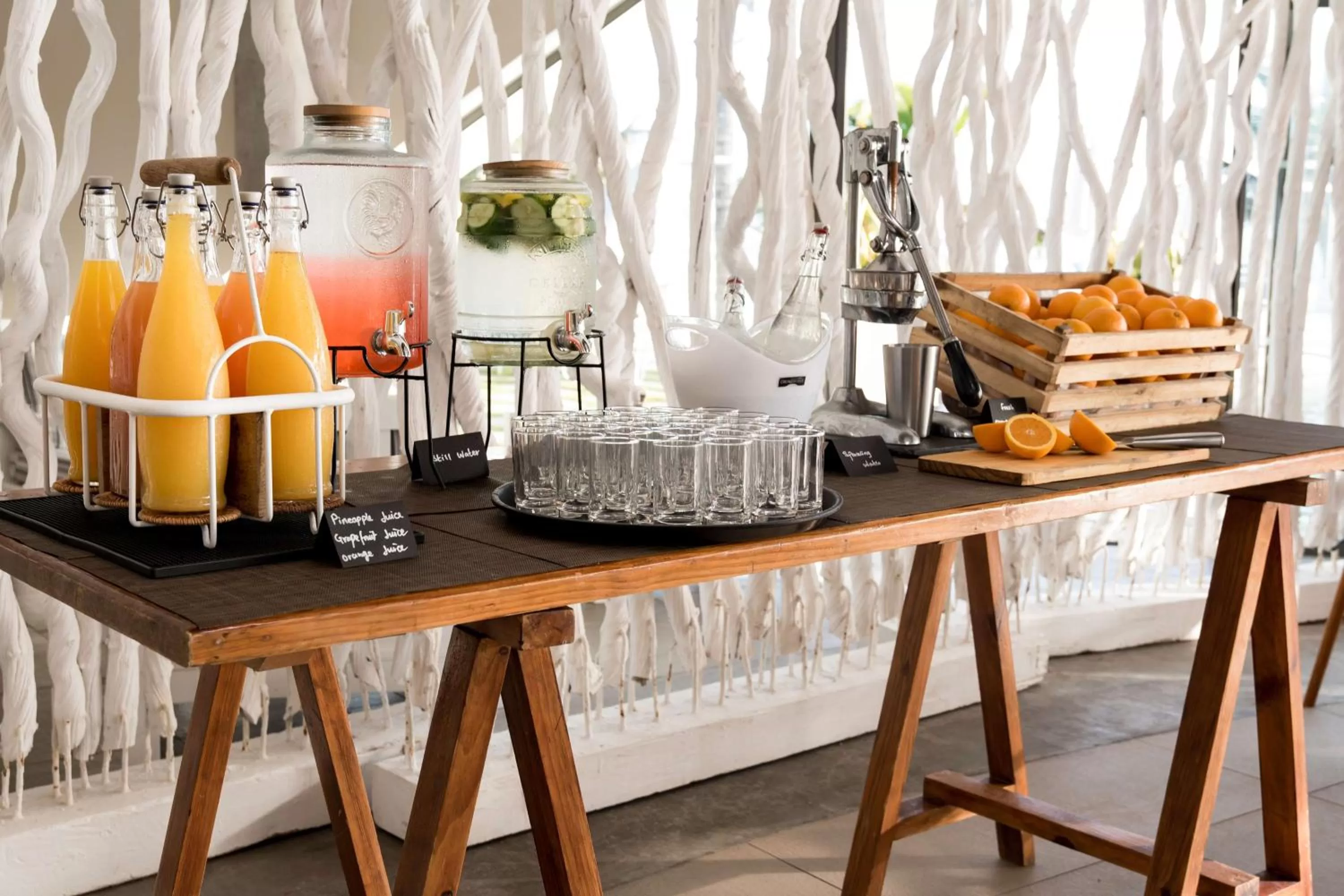 Breakfast in Radisson Blu Poste Lafayette Resort & Spa (Adults Only)