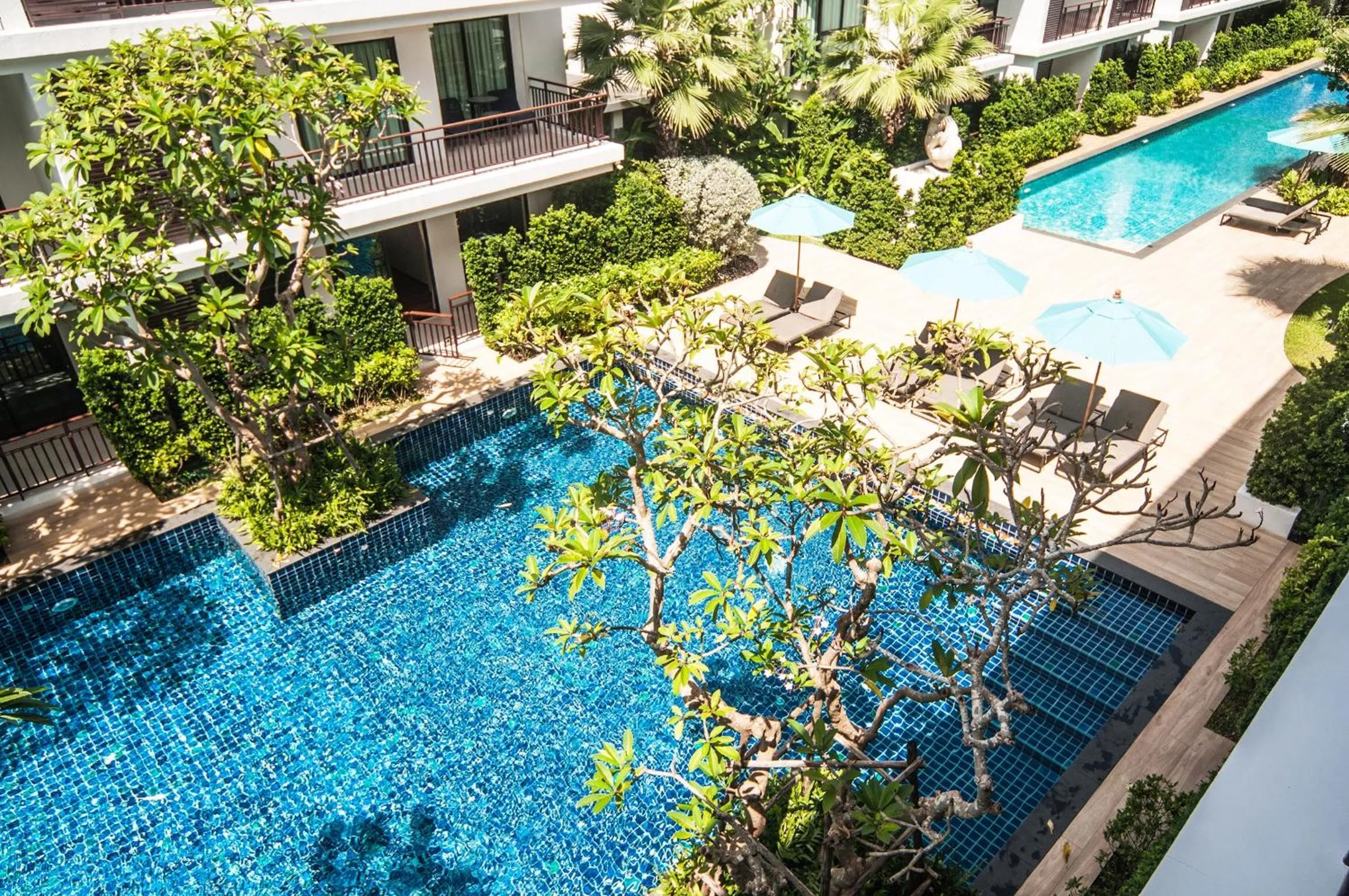Pool view in The Title KR Beach Condotel Rawai Beach