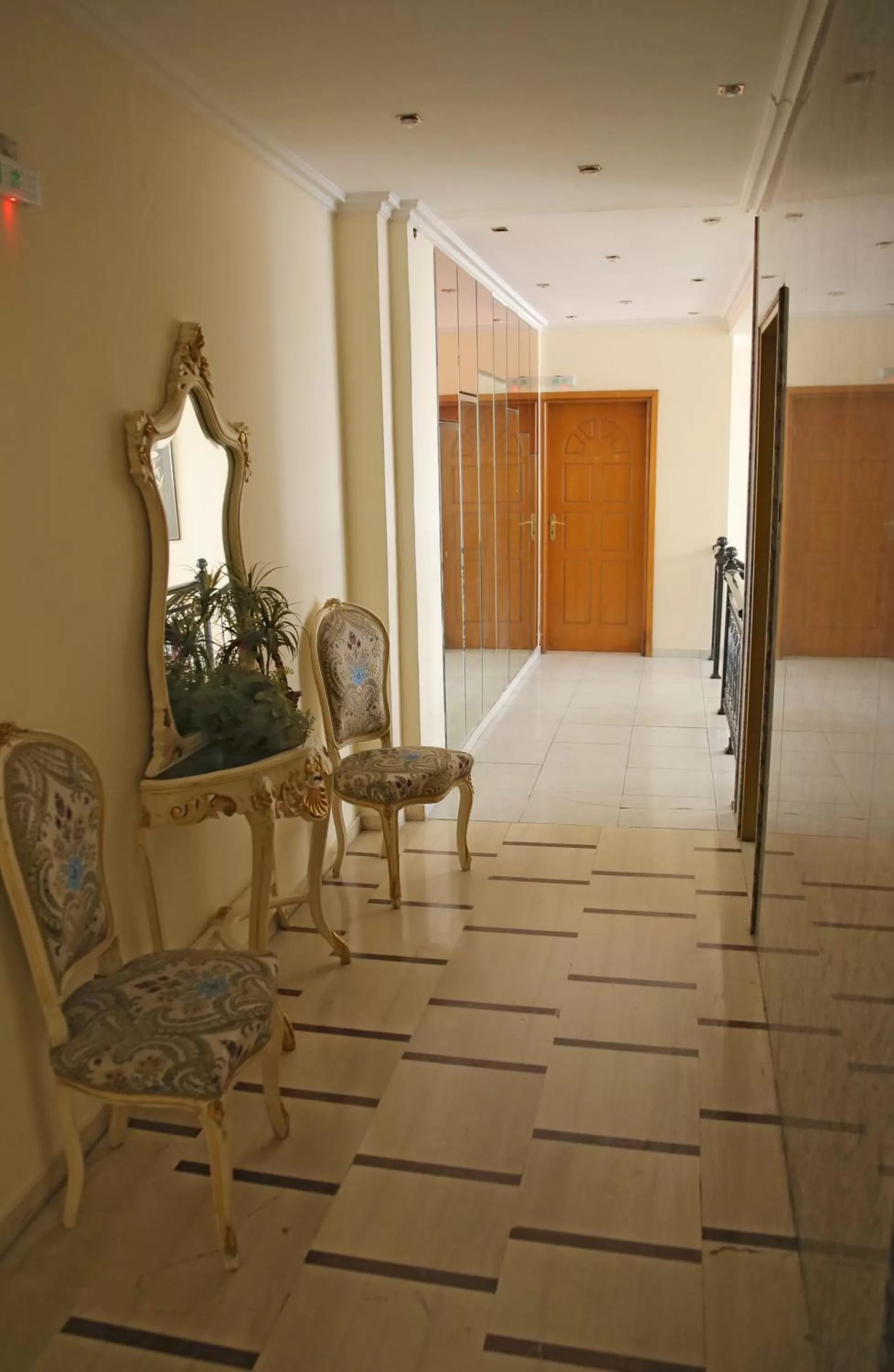 Decorative detail in Hotel Anesi