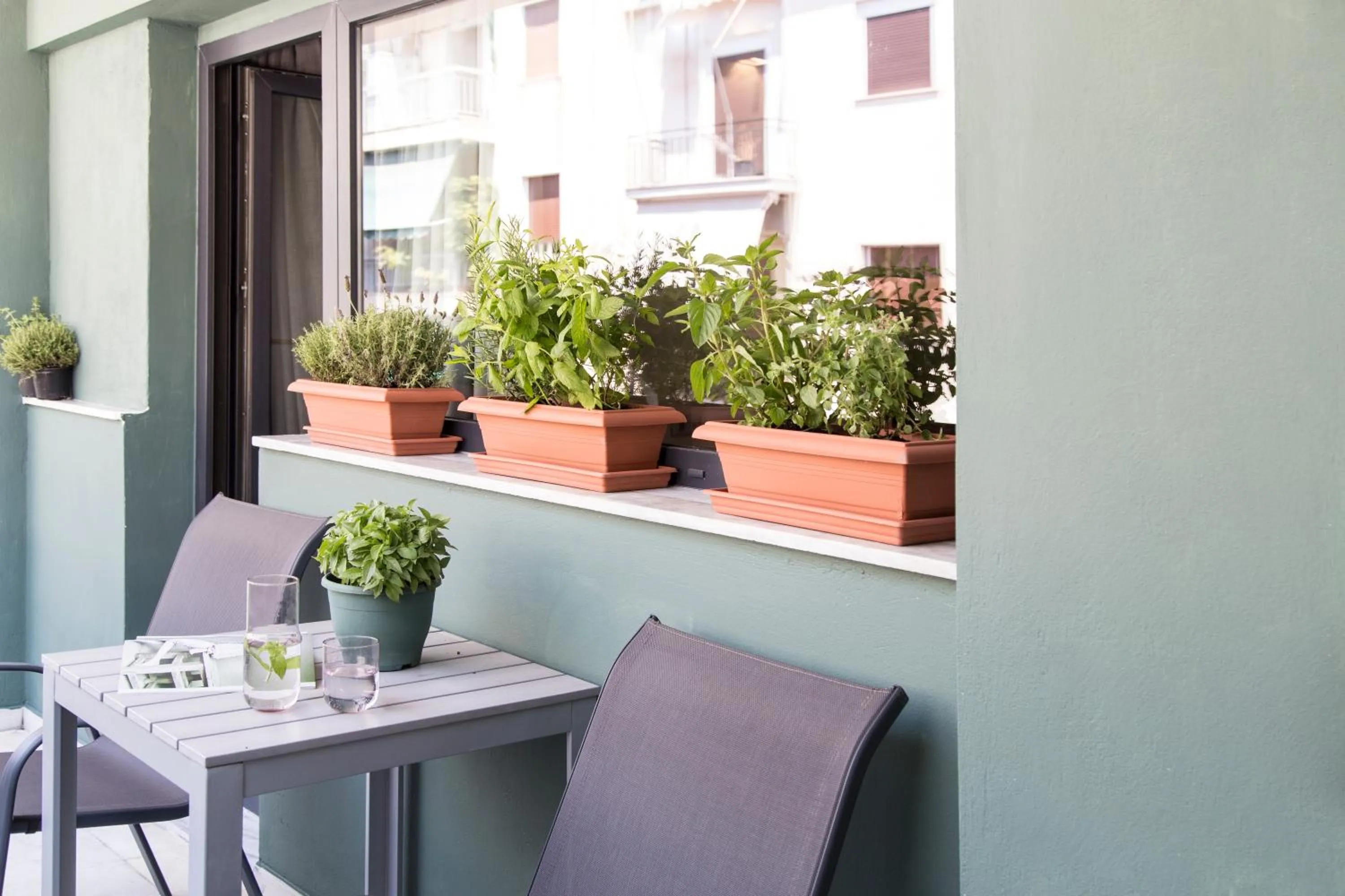 Balcony/Terrace in Be My Guest Athens