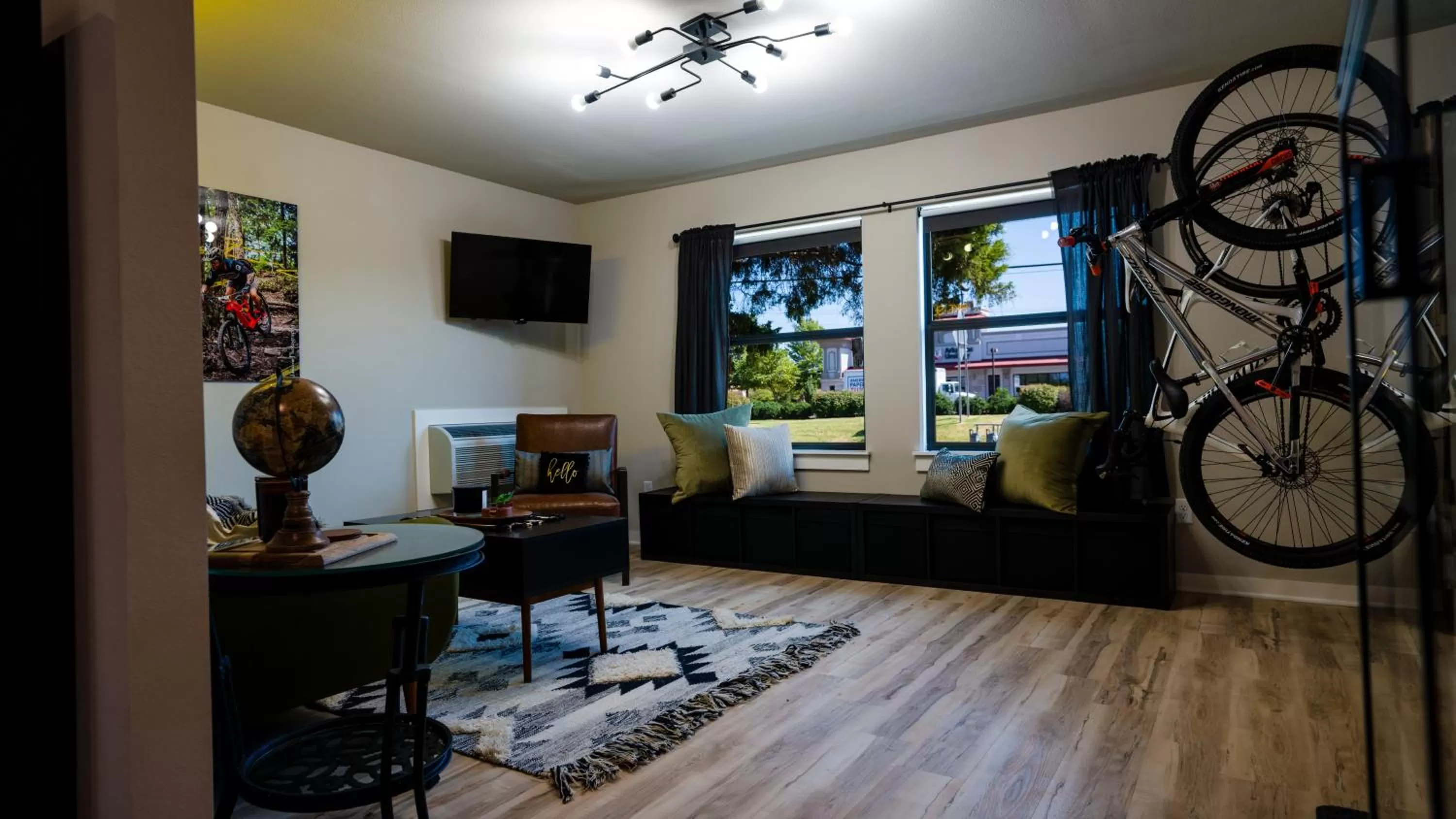 Living room in The Bike Inn