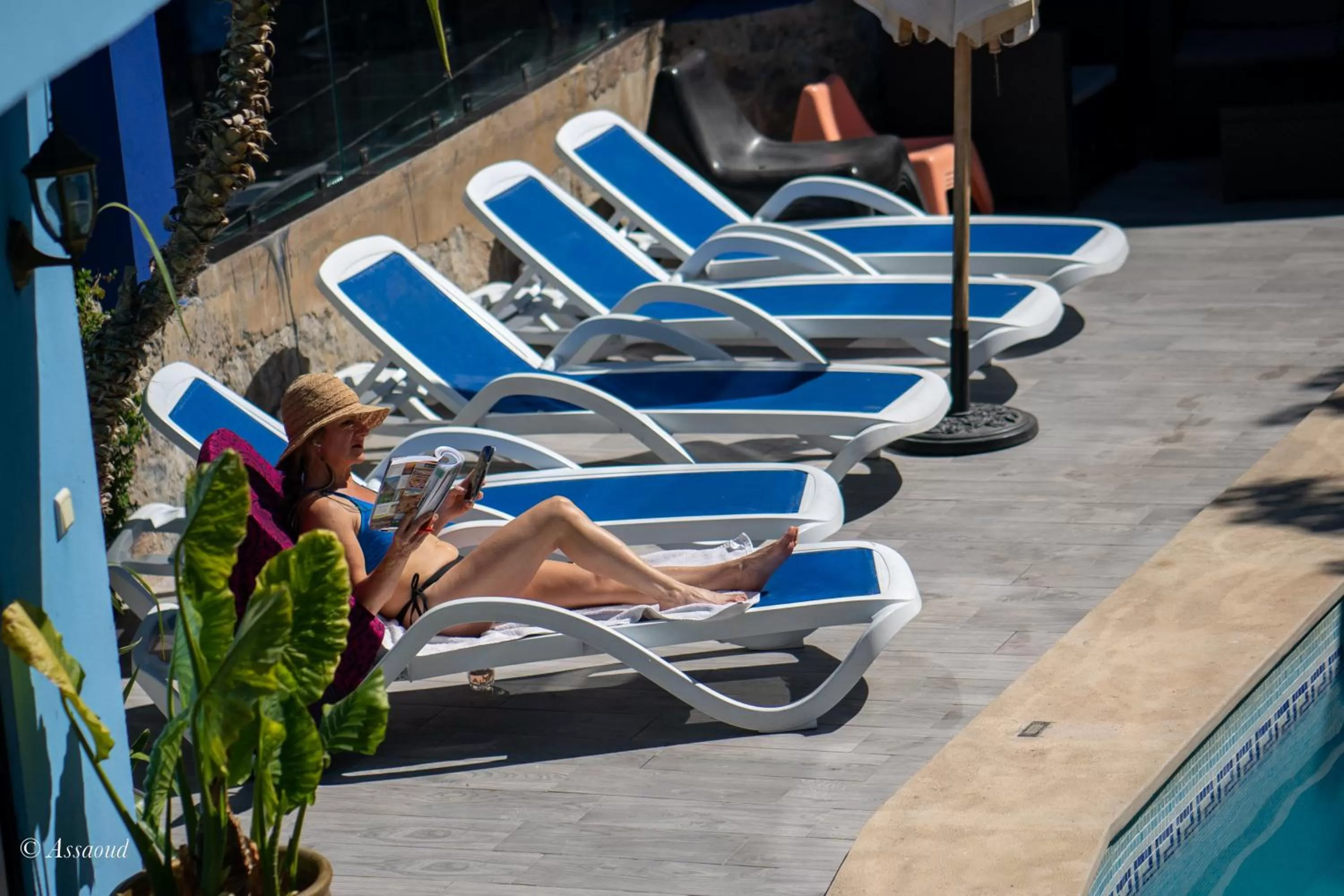 Swimming Pool in Hôtel ZIRYAB