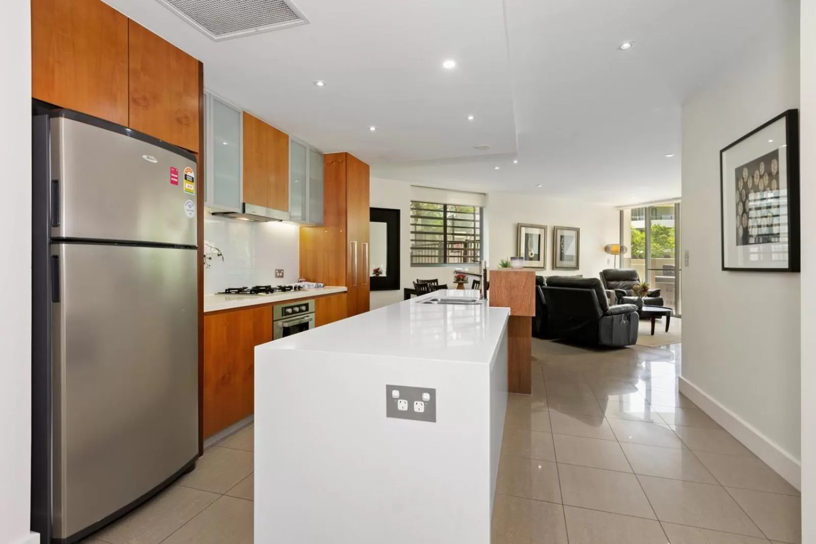 Kitchen or kitchenette in Cotton Beach Resort - Tweed Coast Holidays ®
