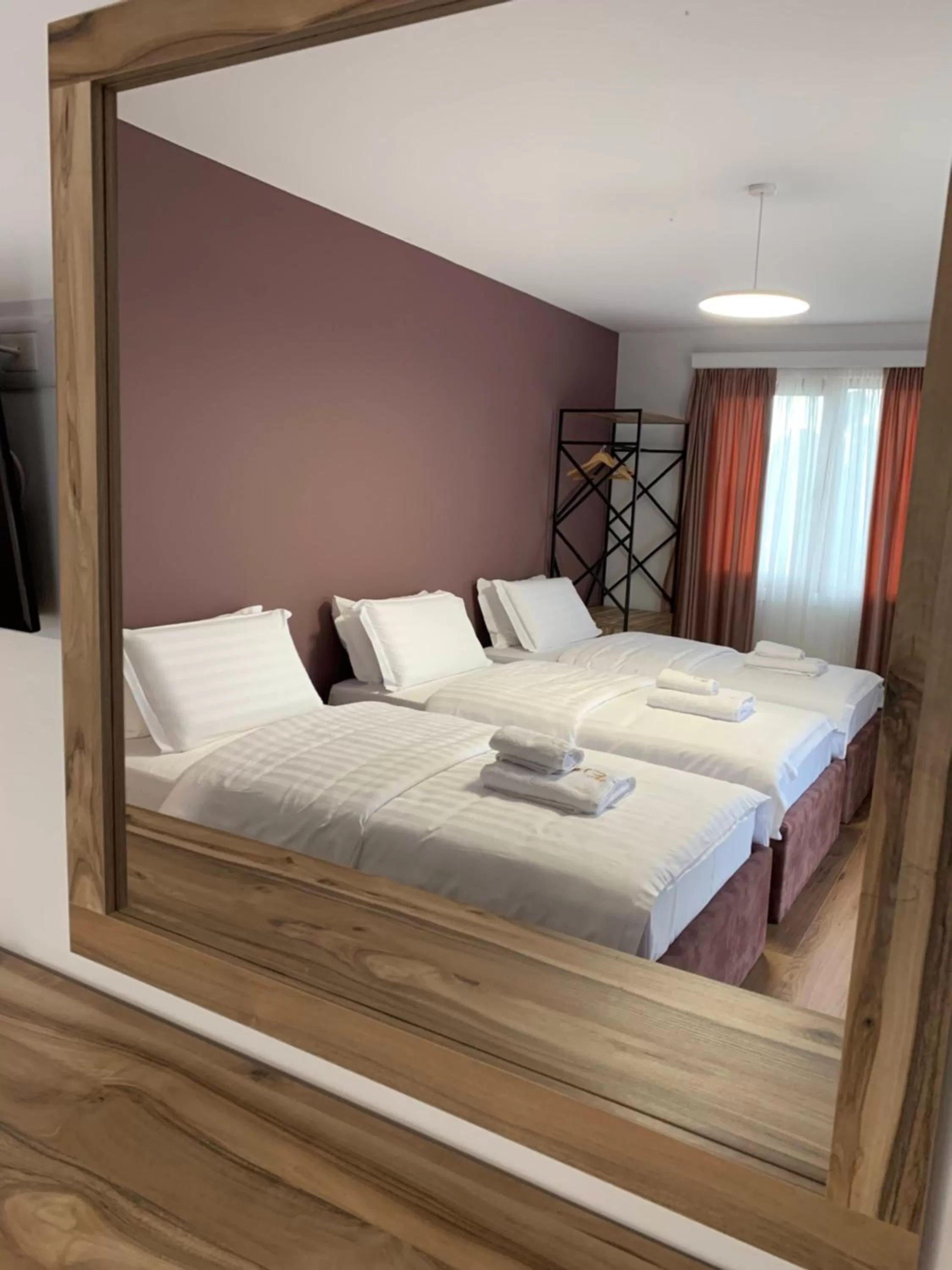 Bed in Grand Hotel Pogradec