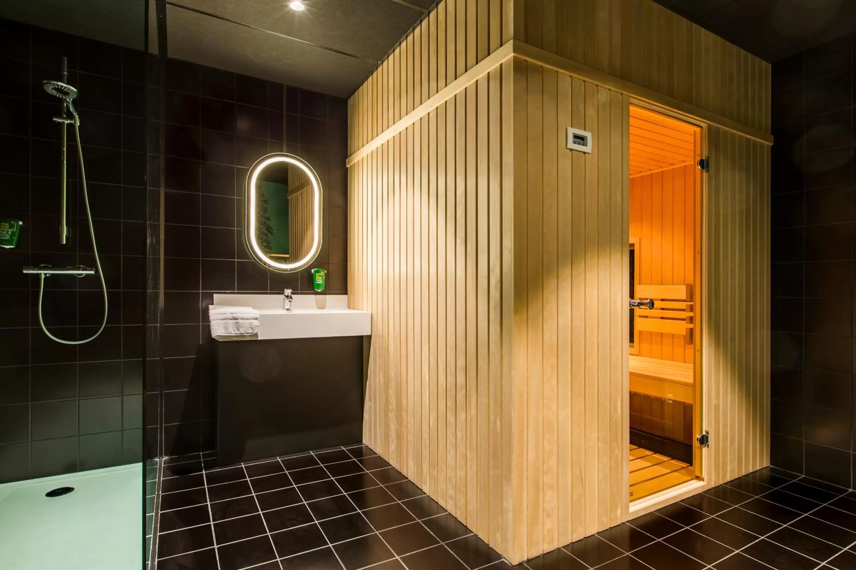 Sauna in Park Inn By Radisson Brussels Airport