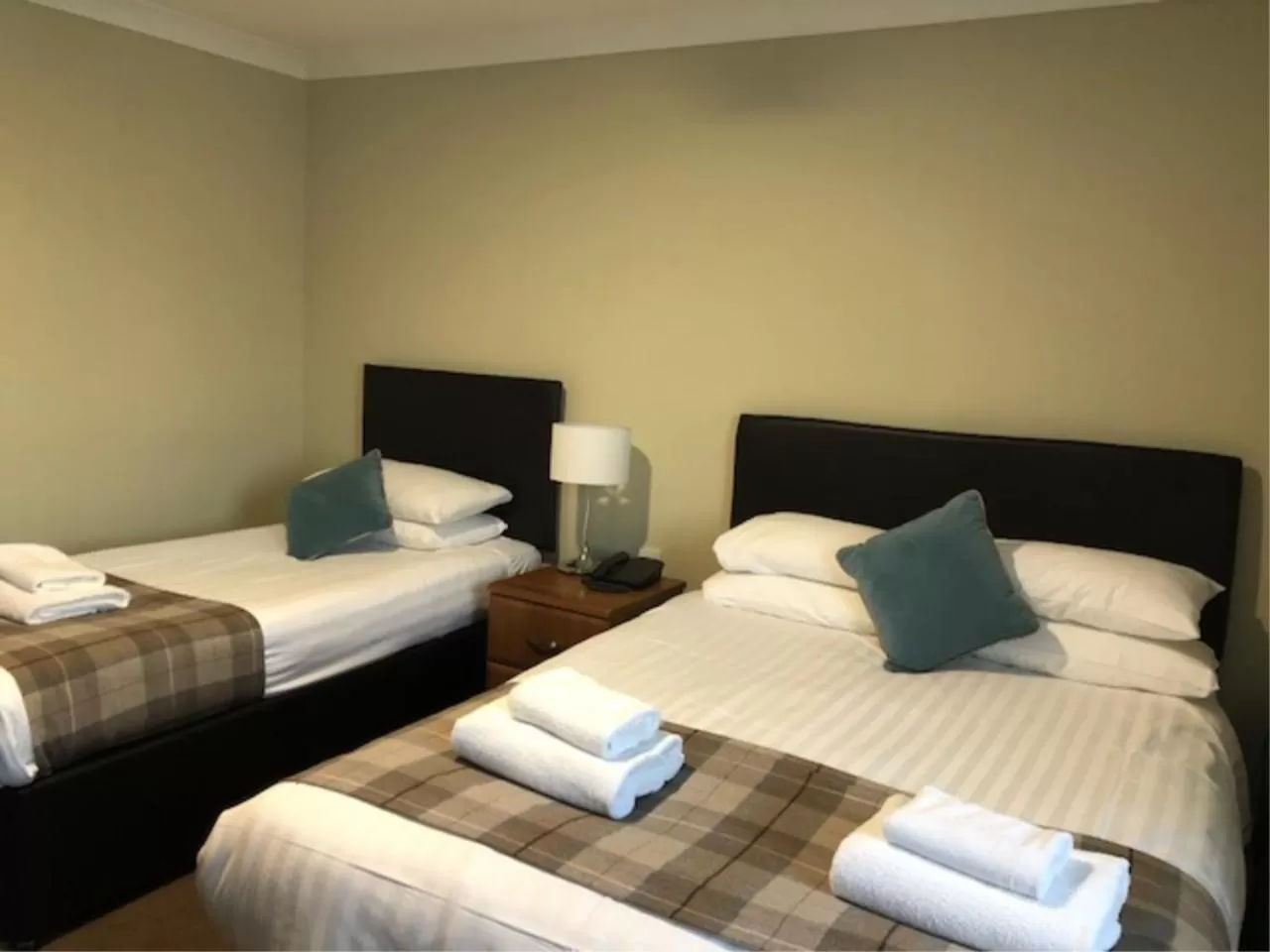 Bed in King Robert Hotel