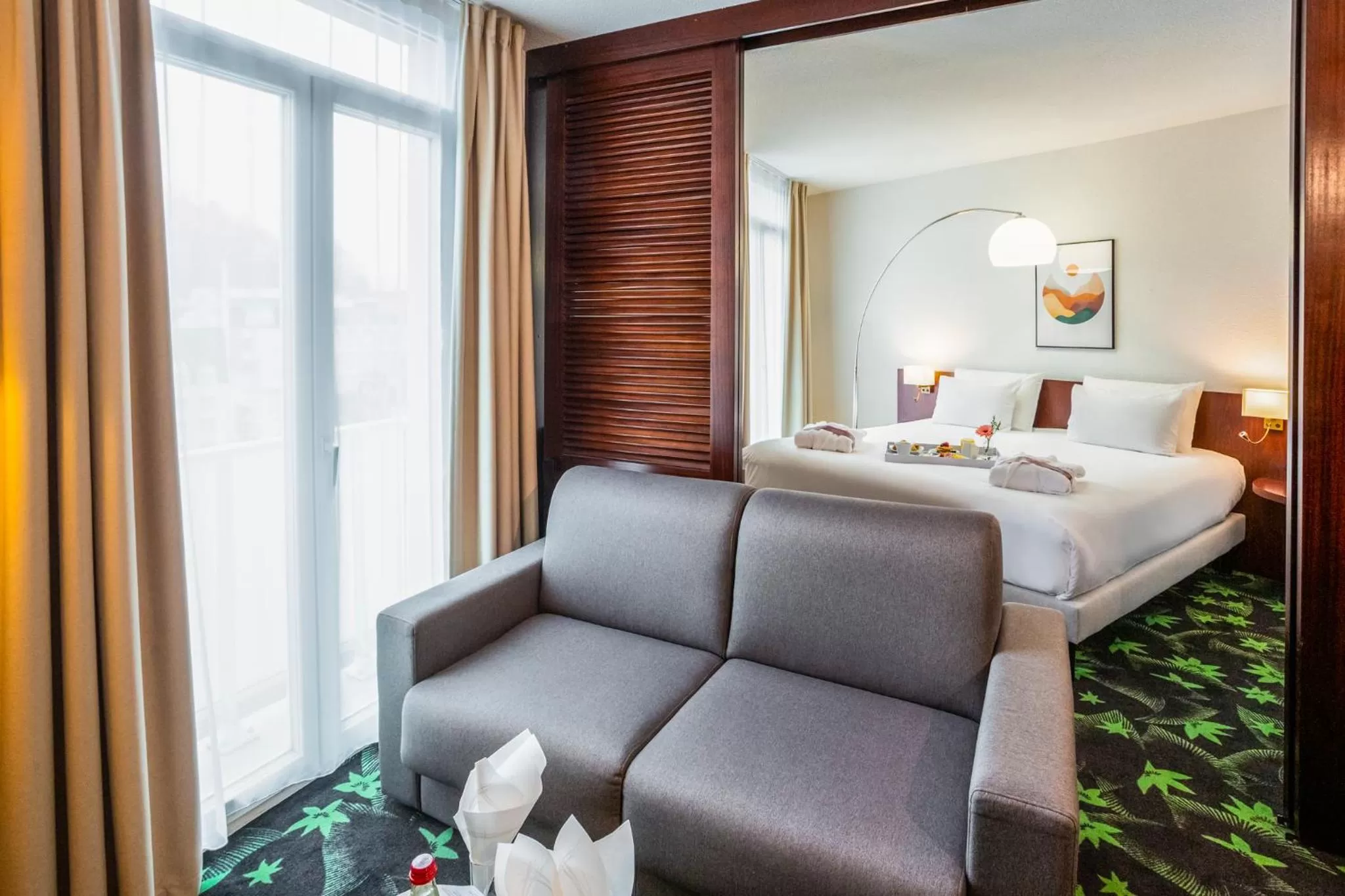 Bed in Mercure Lourdes Impérial