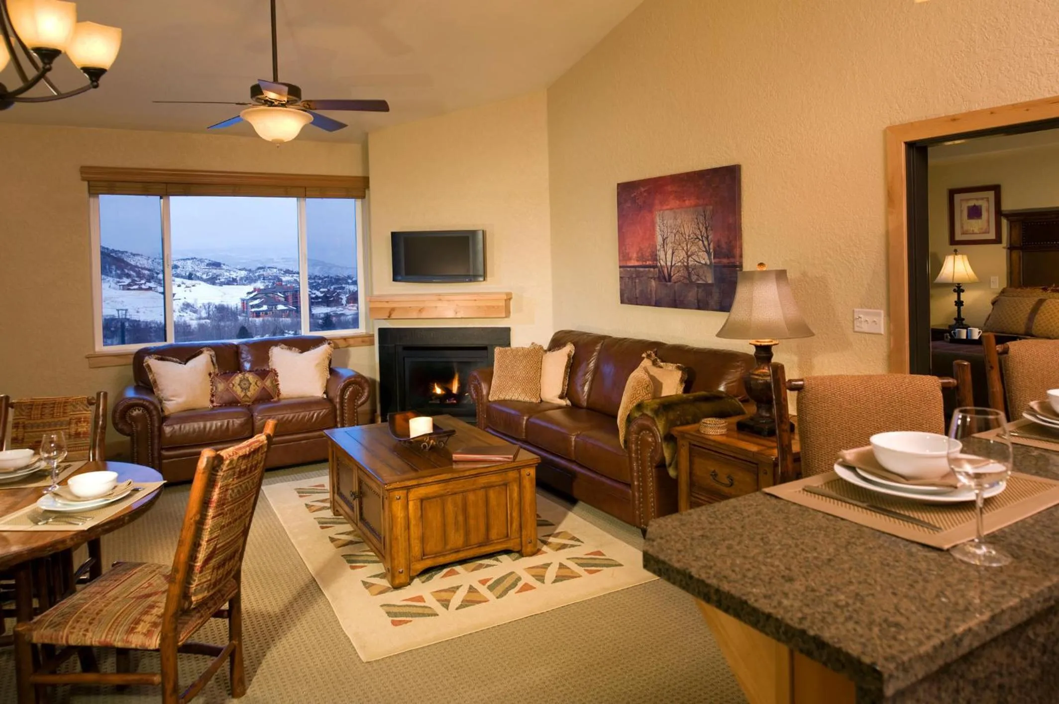 Living room in Silverado Lodge, Park City - Canyons Village by Vail Resorts