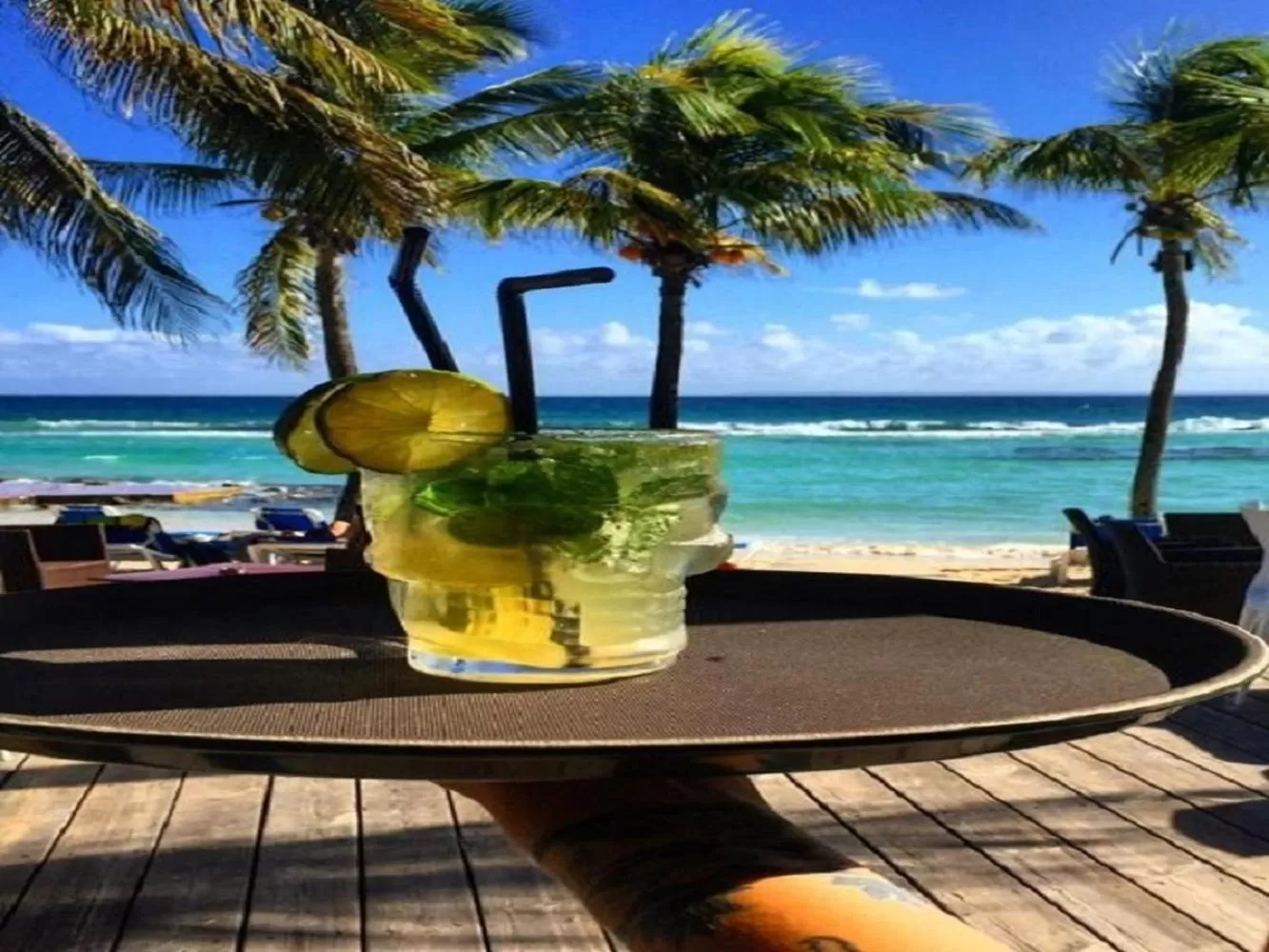 Sea view in Le Studio les Tropiques au Village MANGANAO