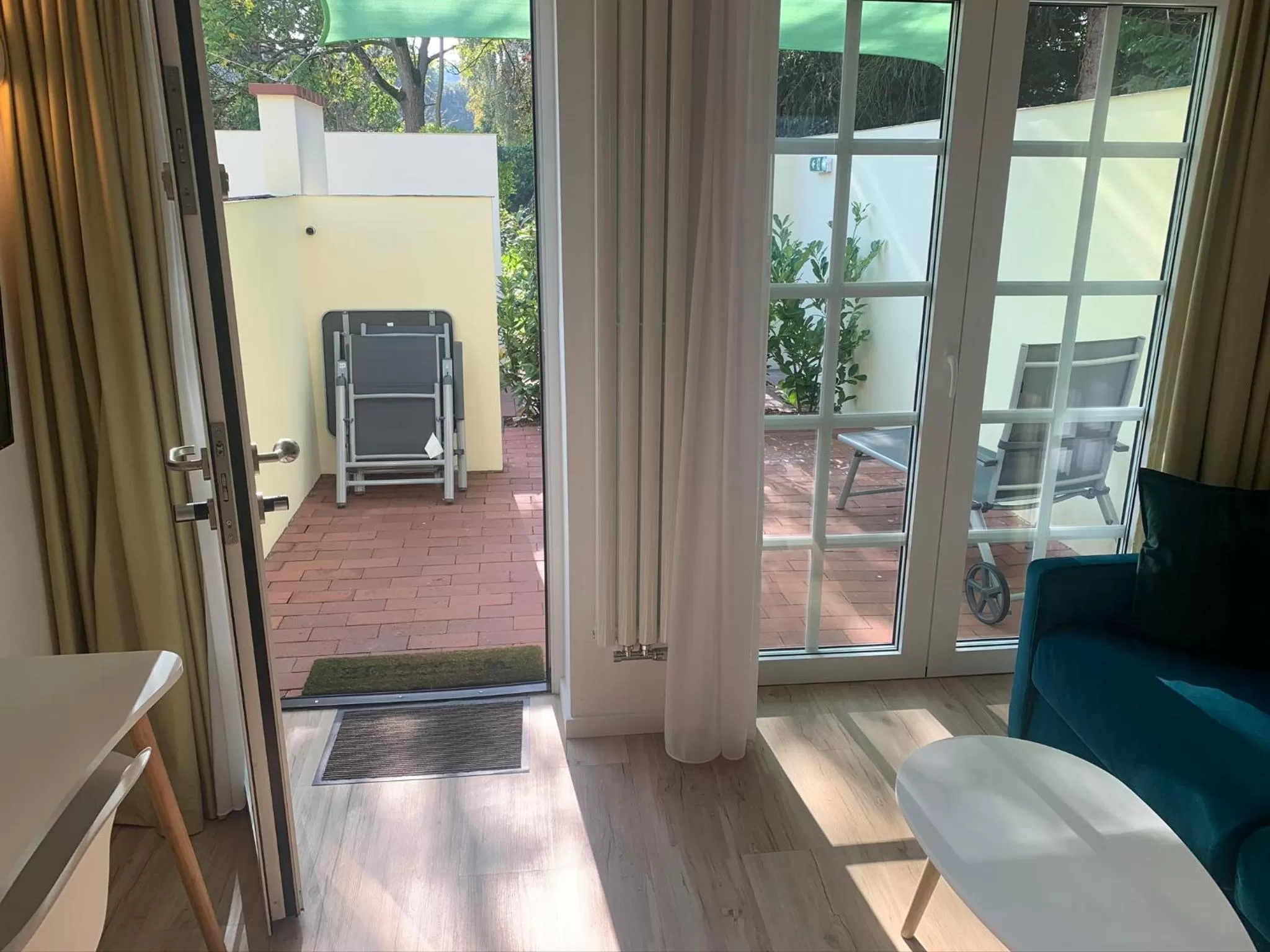 Balcony/Terrace, Seating Area in Park-Lodge Am Rohrbusch