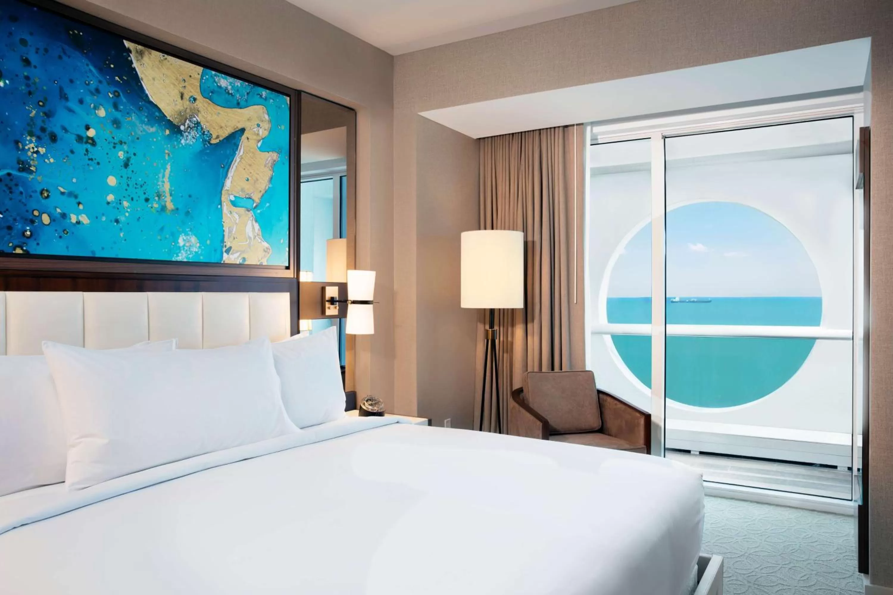 Bed in Conrad Fort Lauderdale Beach