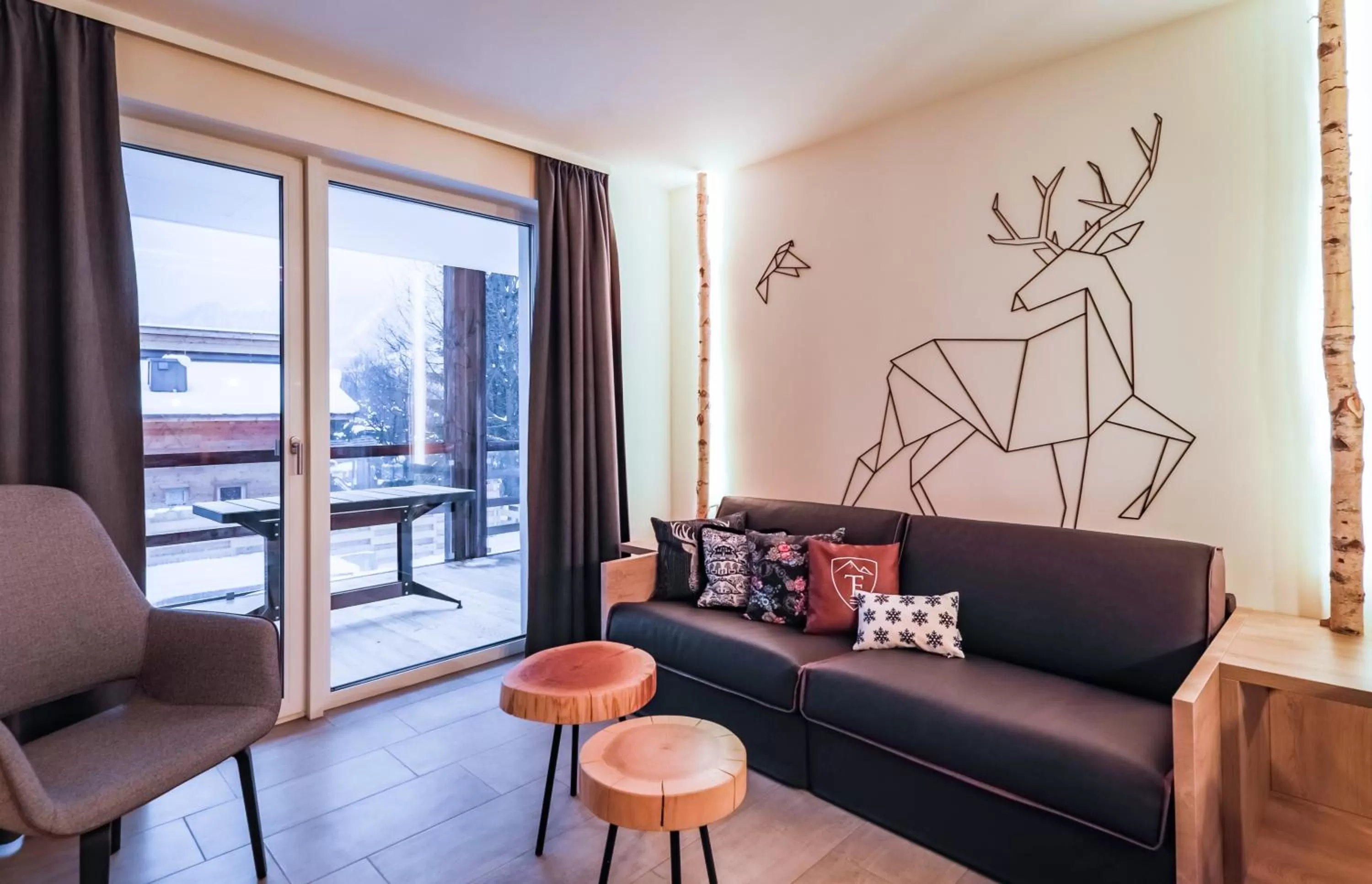 Living room in 24 by AvenidA - Mountain Hotel