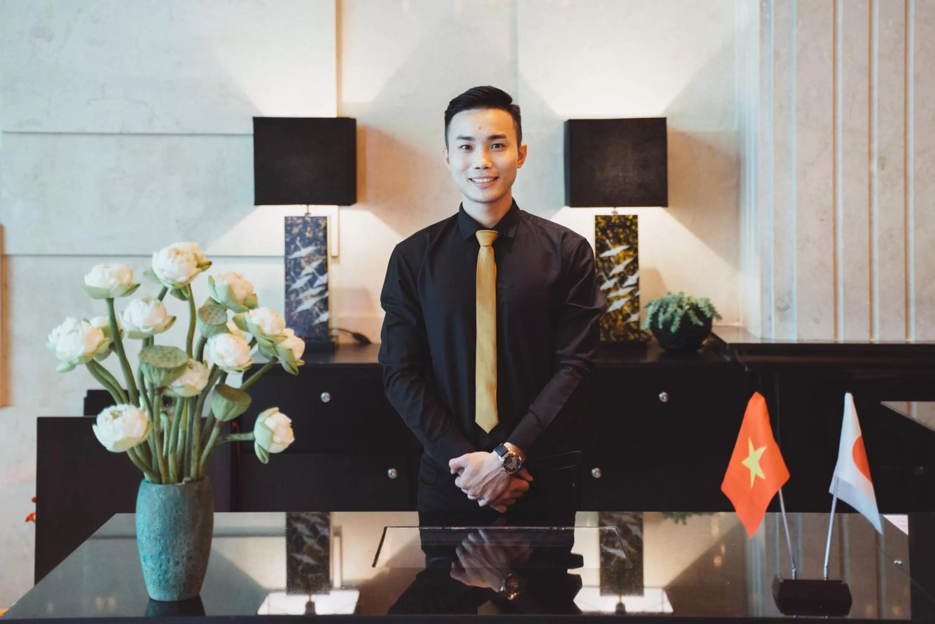 Lobby or reception in Paragon Saigon Hotel