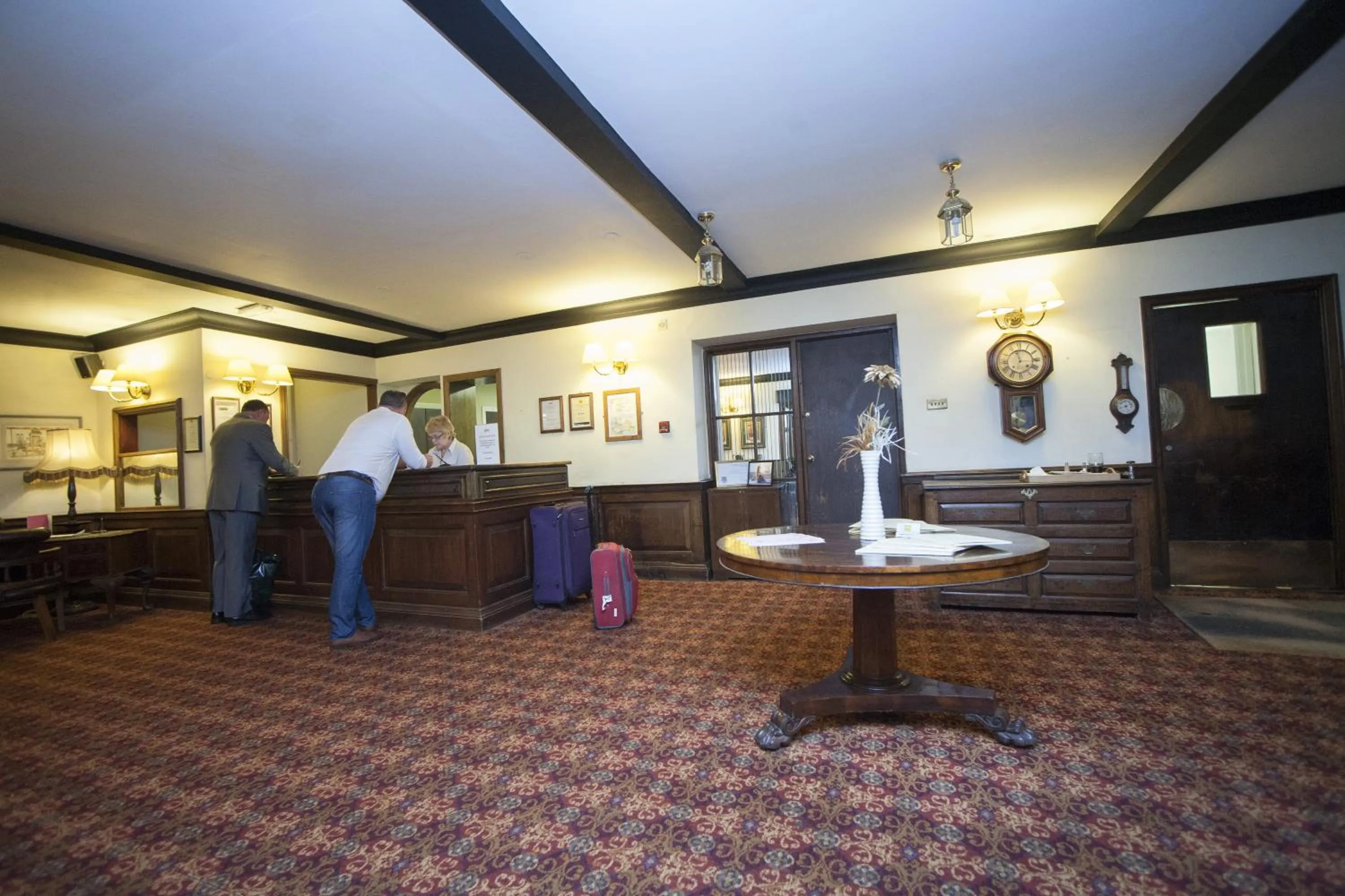 Lobby or reception in The Lion Hotel Shrewsbury