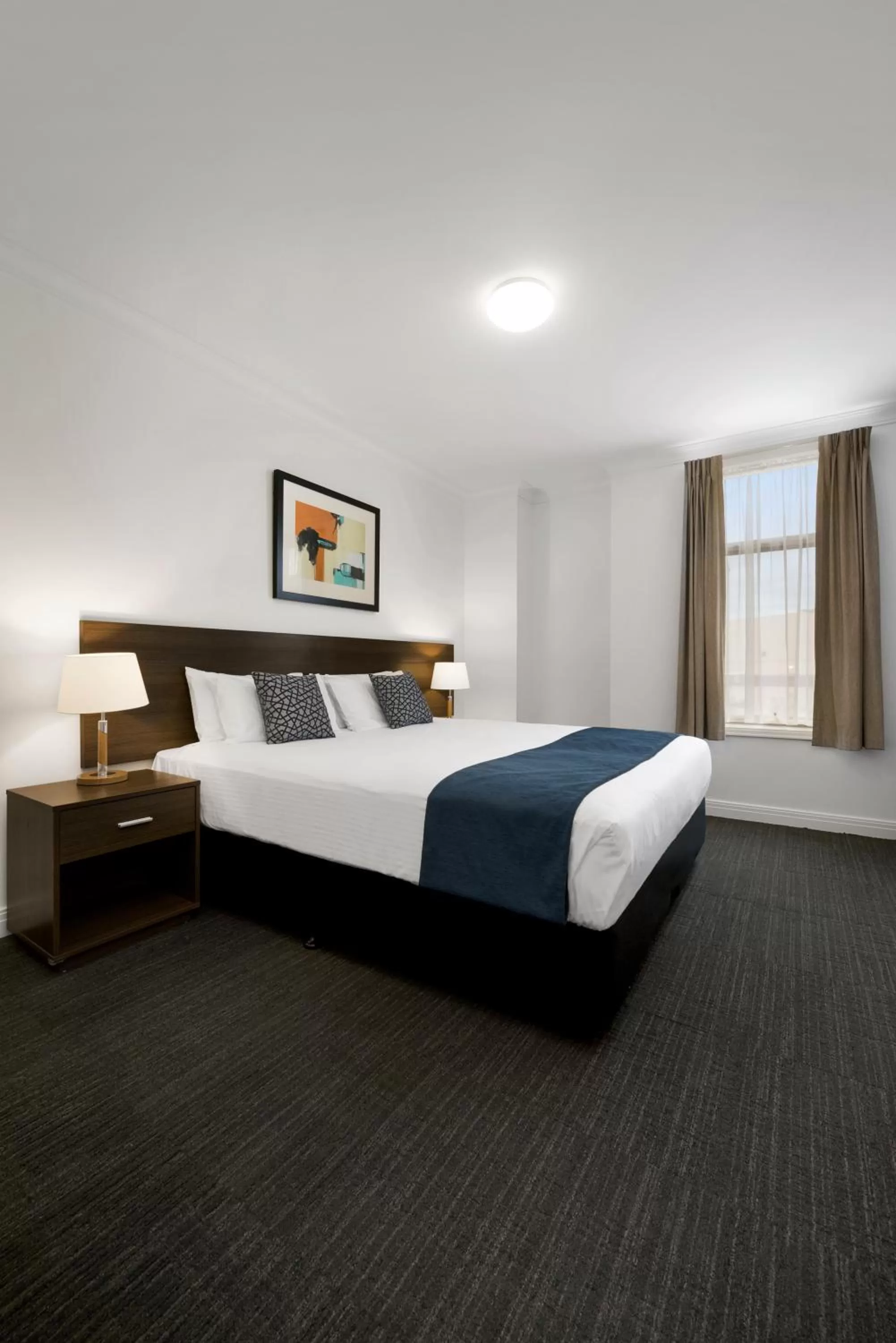 Bedroom, Bed in Quest Dandenong