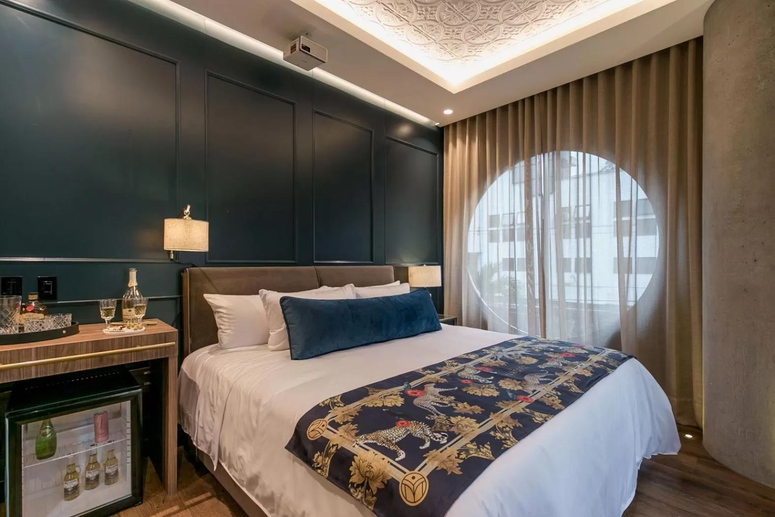 Bedroom, Bed in Hotel Marquee Medellín