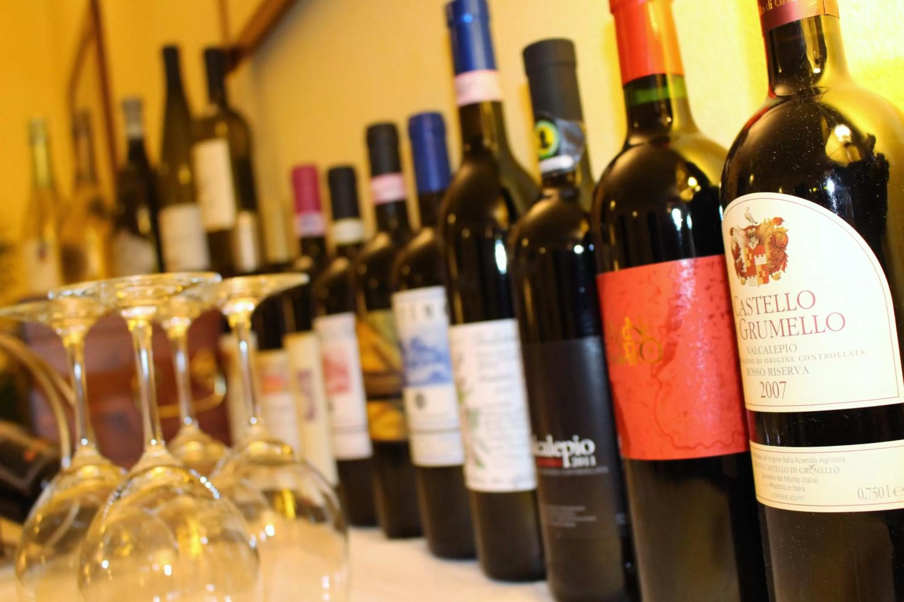 Alcoholic drinks in La Valletta Relais