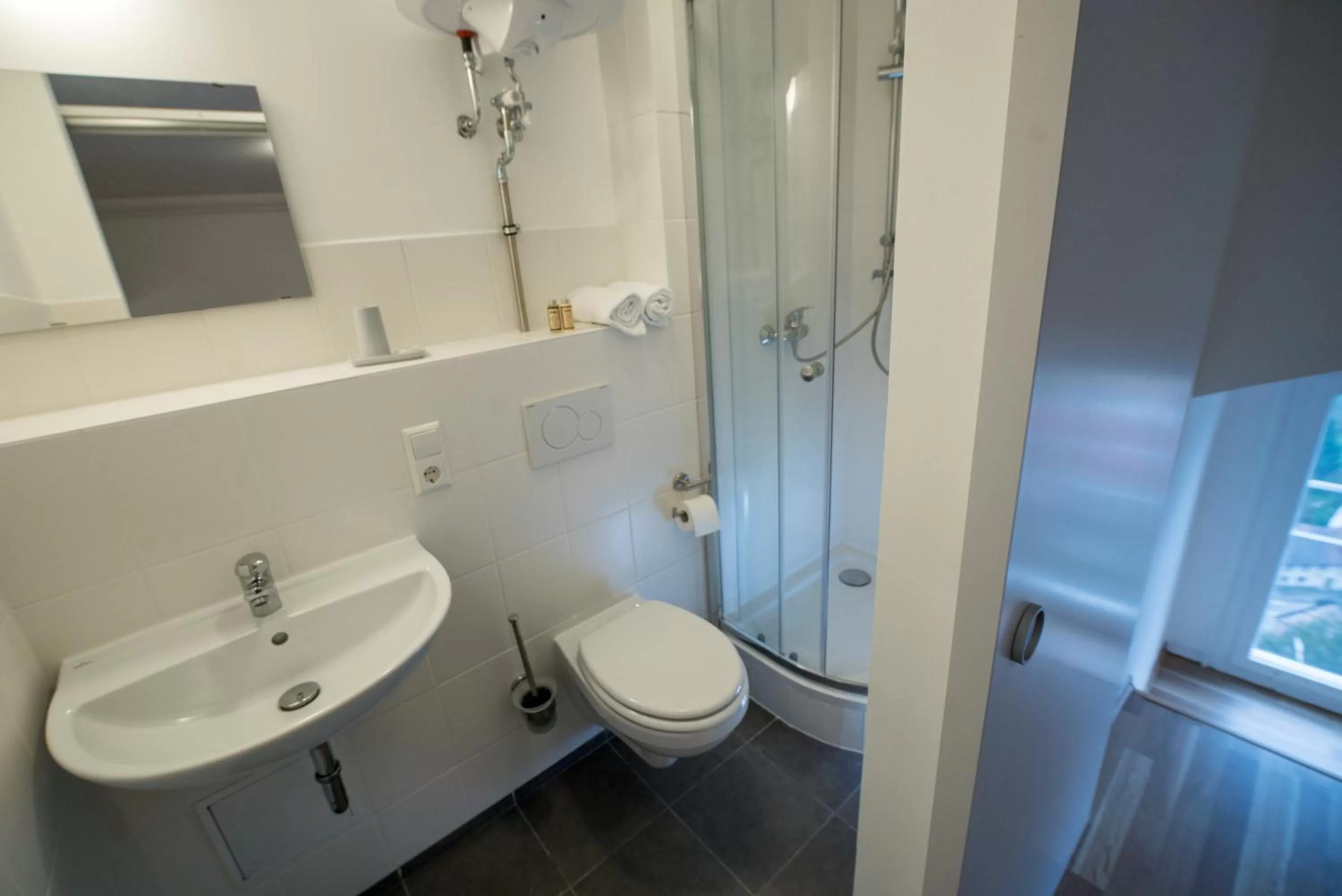 Bathroom in BioHotel Schloss Kirchberg