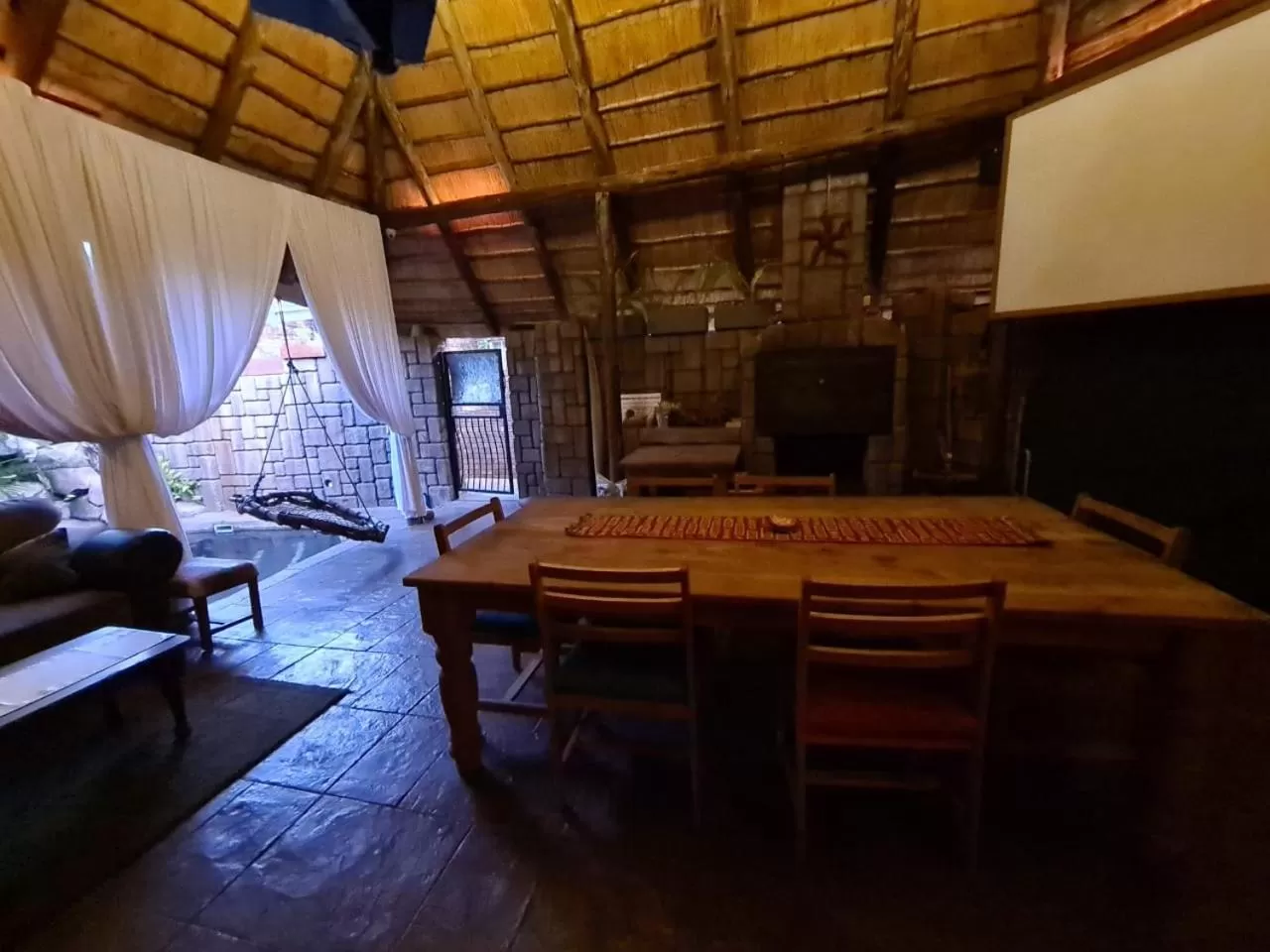 BBQ facilities in Motel Villa Africa