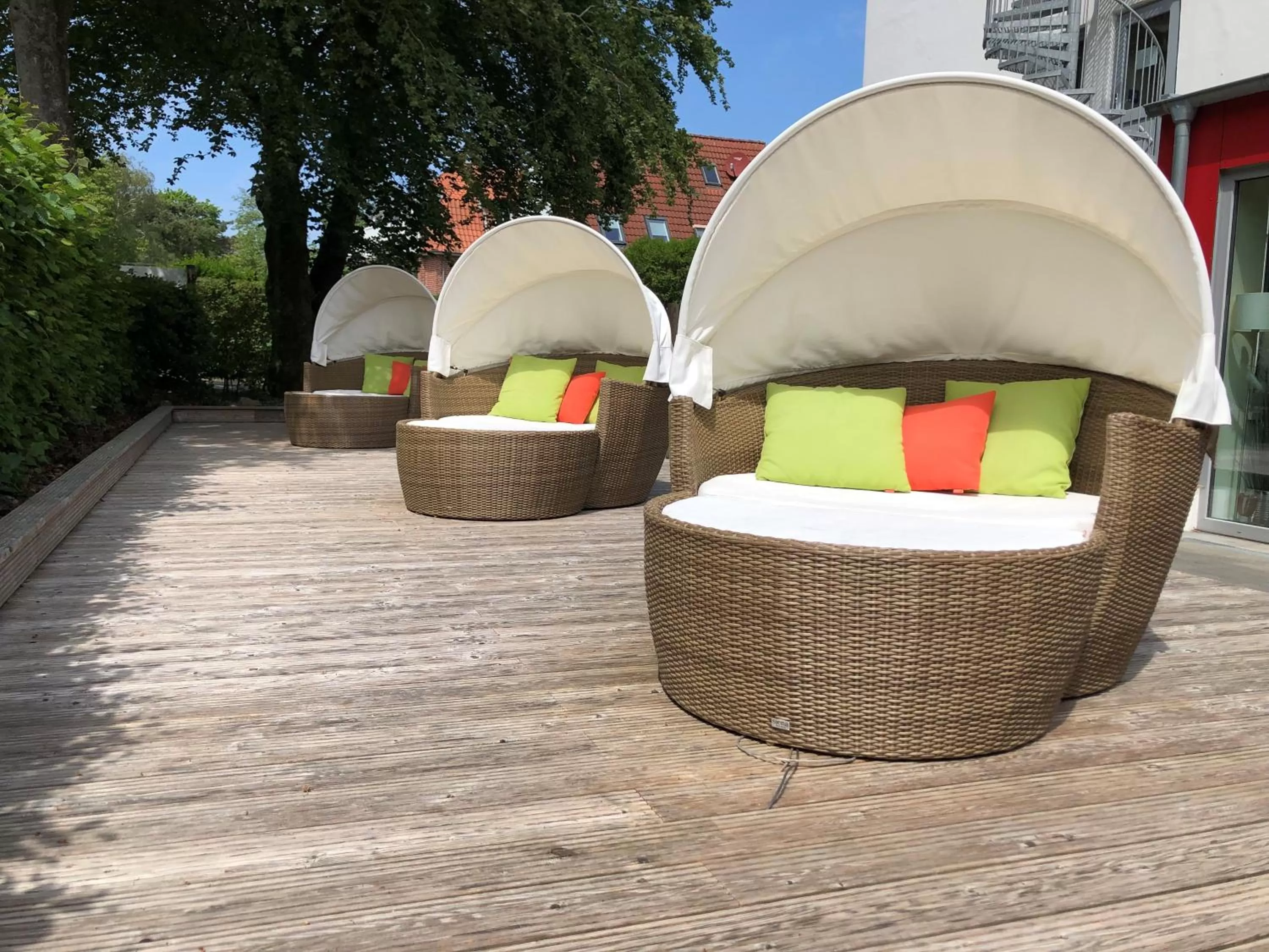 Garden in Das Frühstückshotel Sankt Peter-Ording