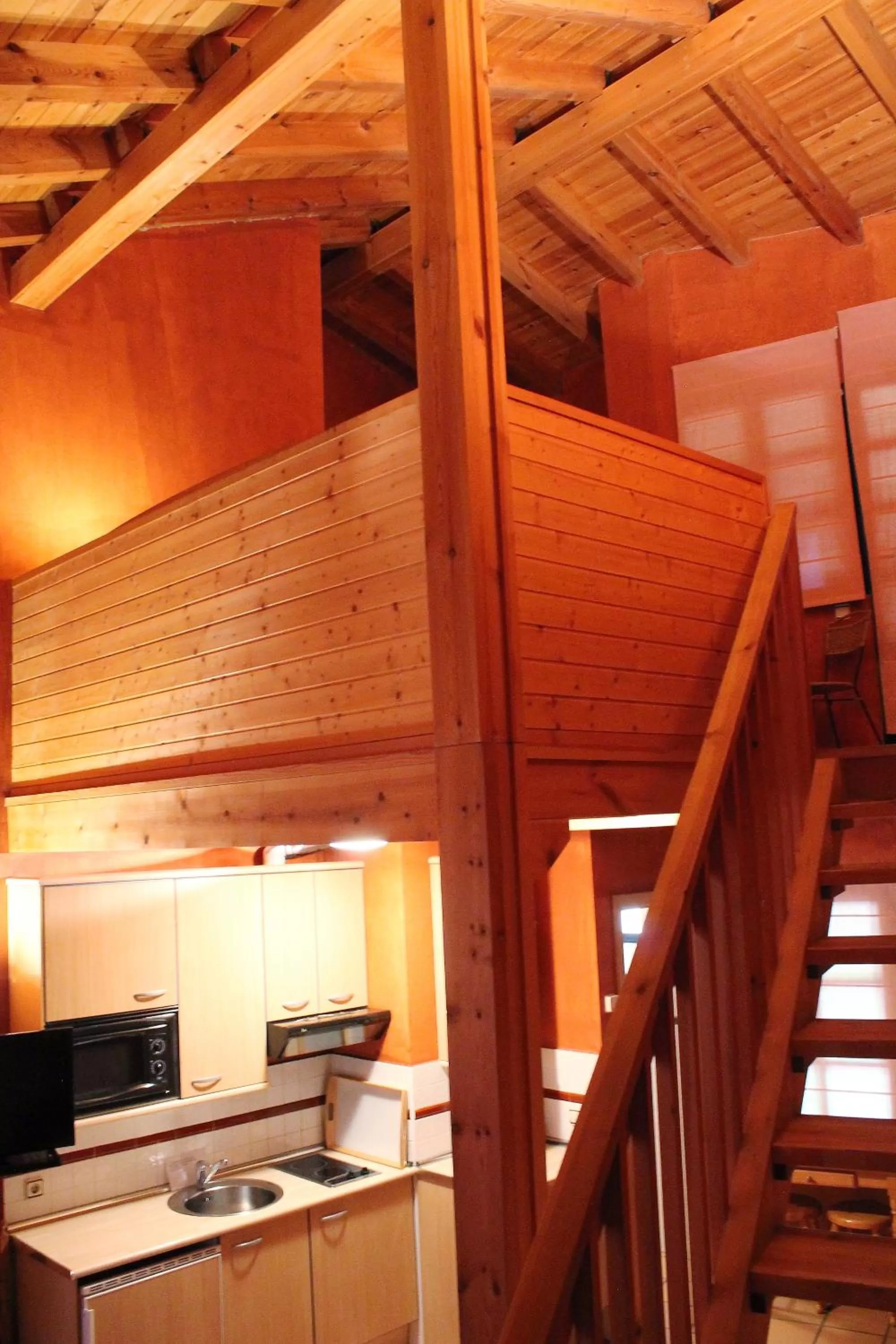 Kitchen or kitchenette in Hotel Sara De Ur