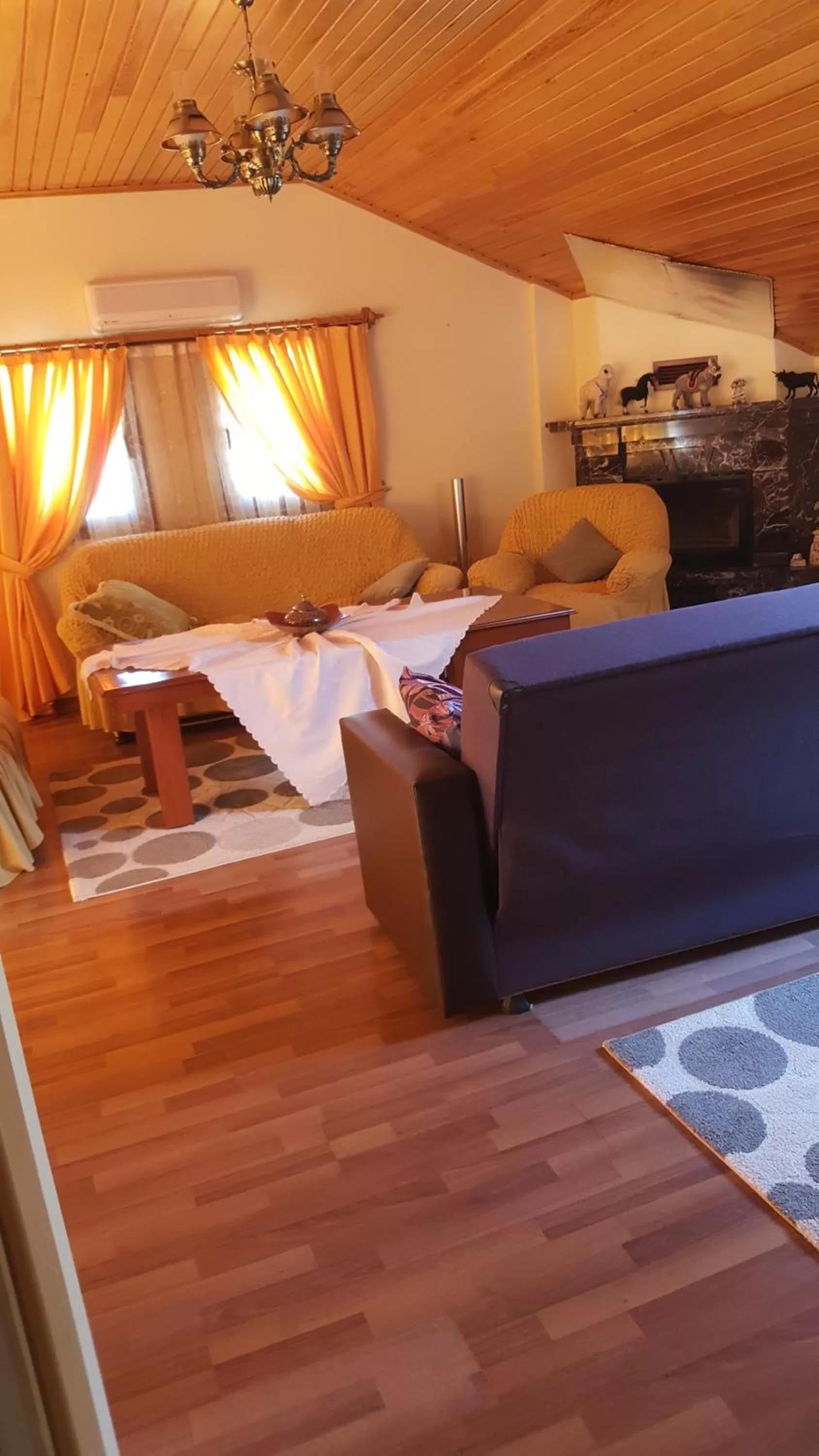 Bed in Sunset Apart Otel