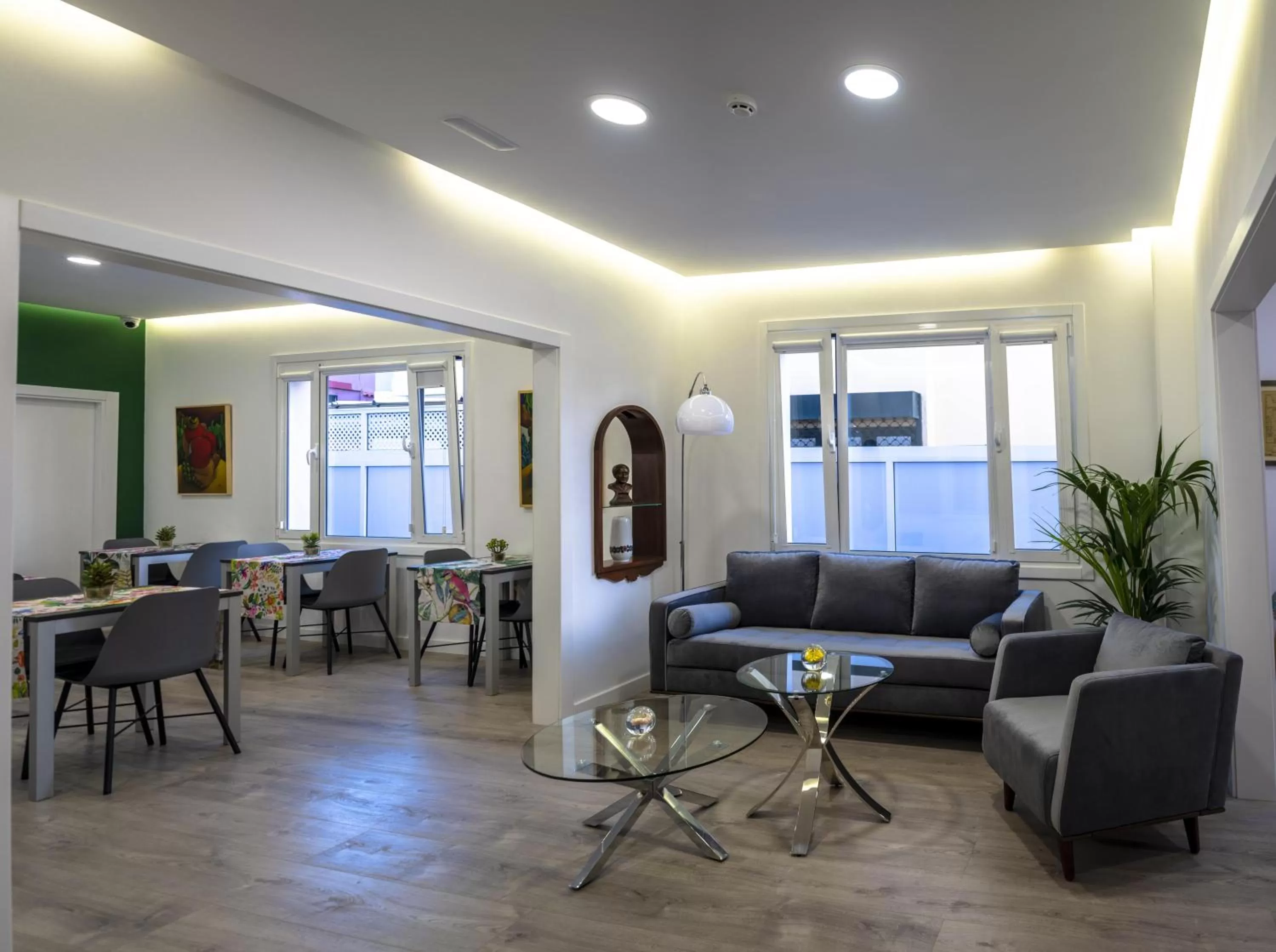 Living room in La Palmera Hotel Boutique