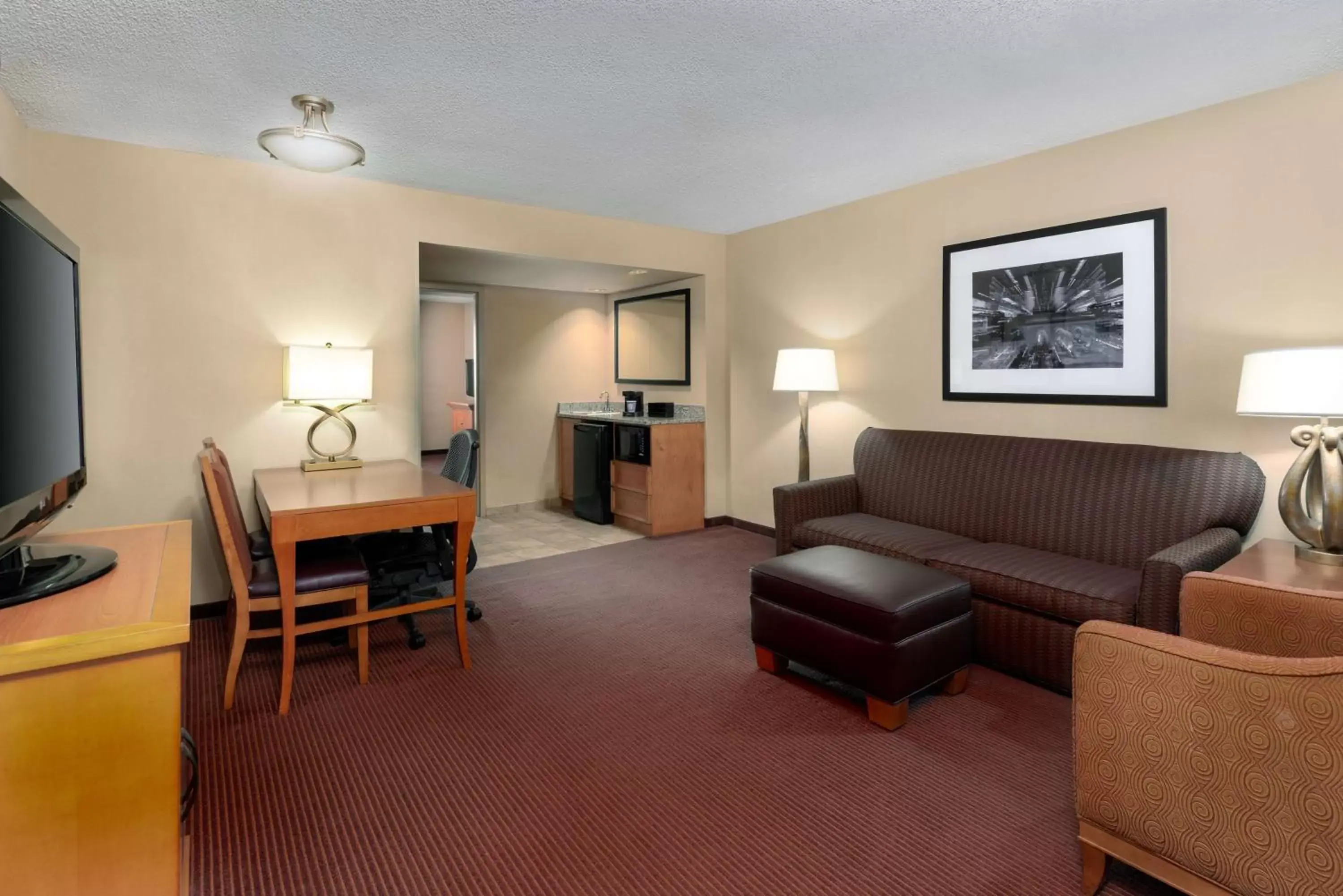 Two-Room King Suite - Non-Smoking in Embassy Suites by Hilton Kansas City International Airport Two-Room King Suite - Non-Smoking in Embassy Suites by Hilton Kansas City International Airport