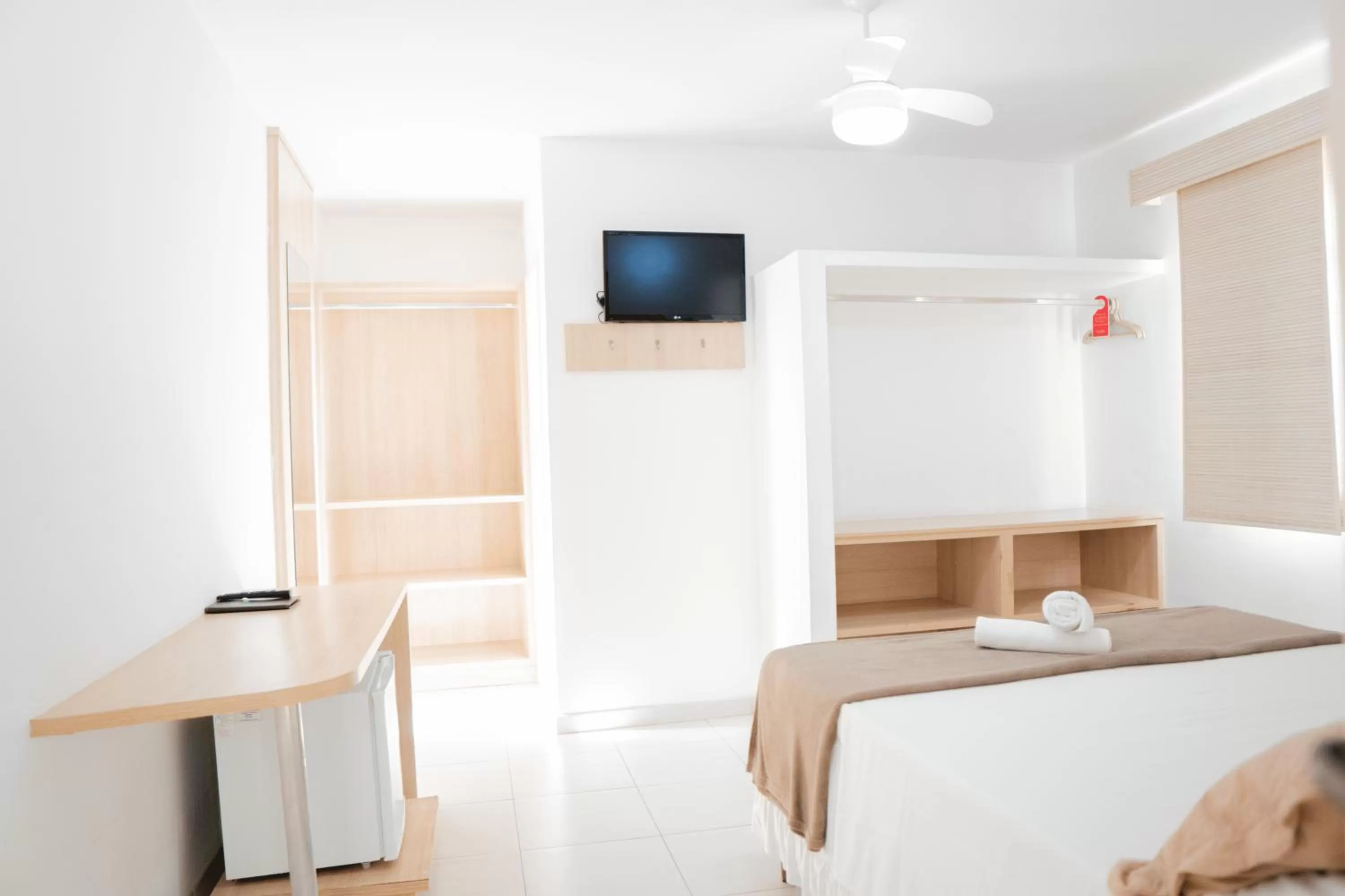 Bed in Pousada Areia do Forte