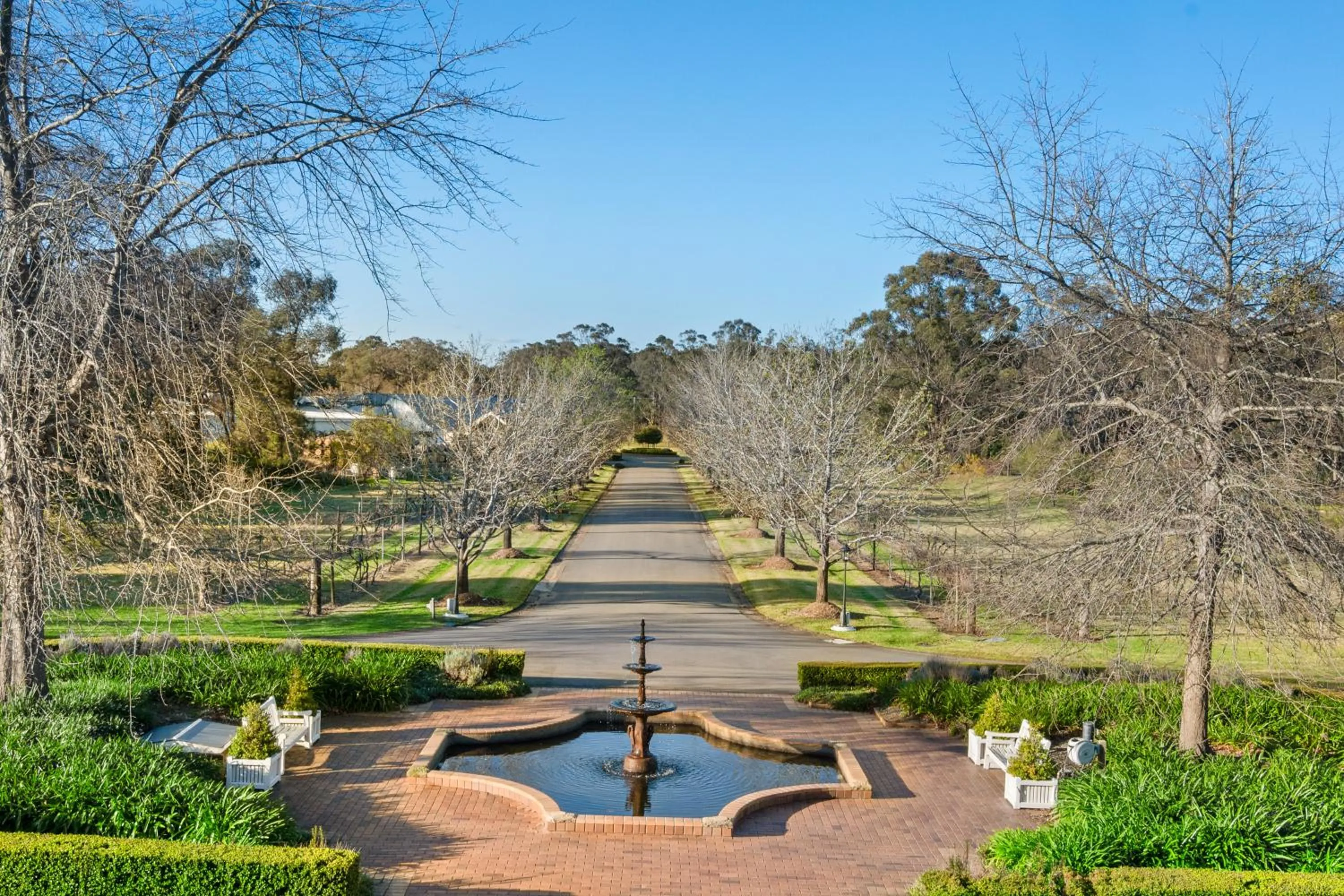 Garden view in The Convent Hunter Valley Hotel