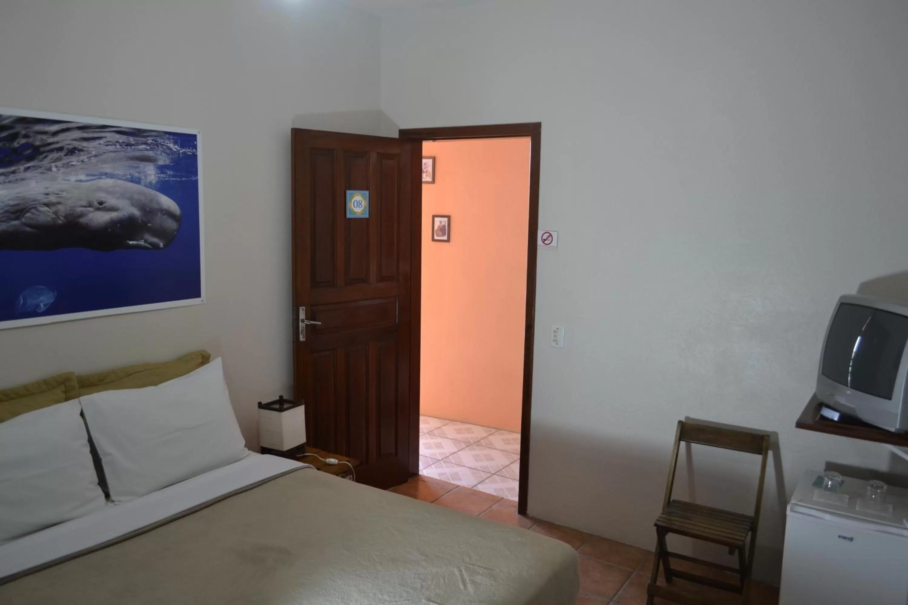 Bed in Pousada Água da Fonte