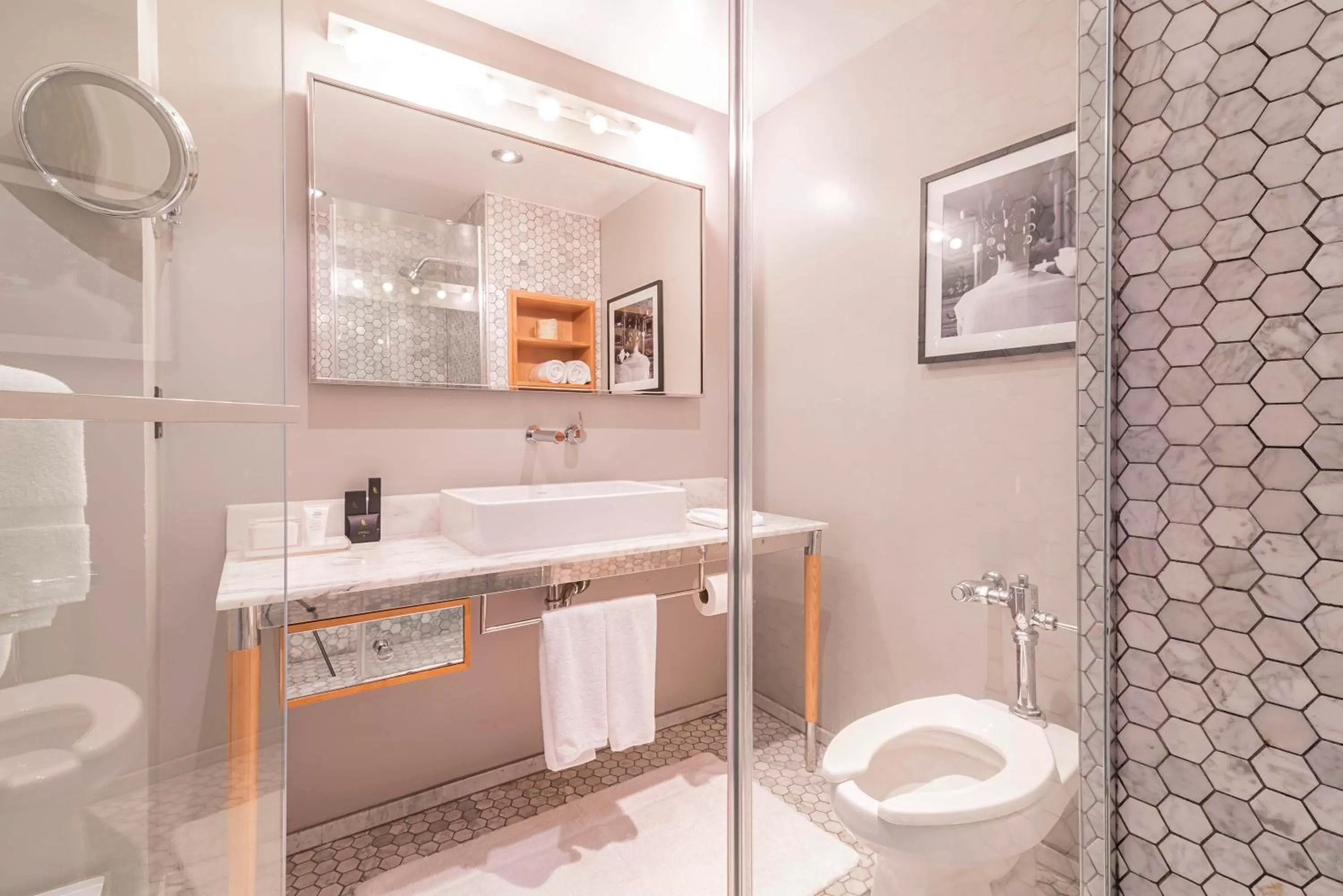 Bathroom in The Hollywood Roosevelt