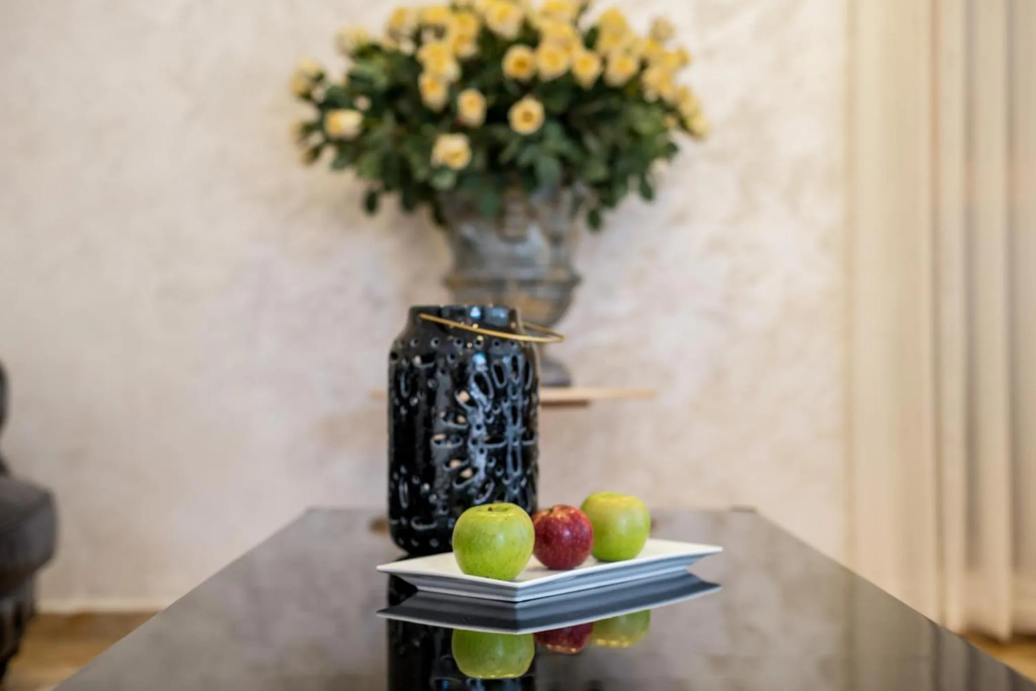 Decorative detail, Food in Ness Hotel