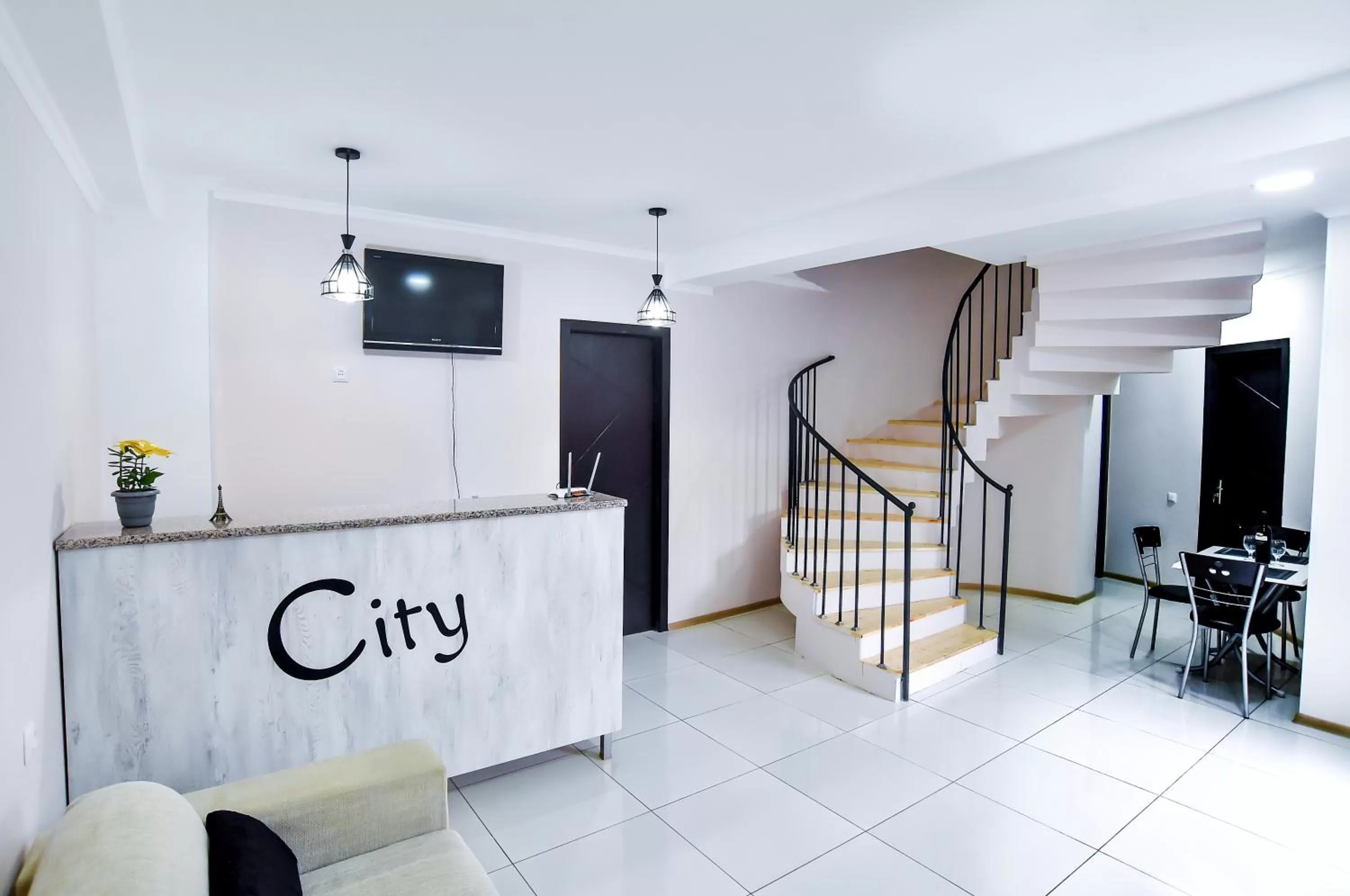 TV/Entertainment Center in City Hotel Kutaisi