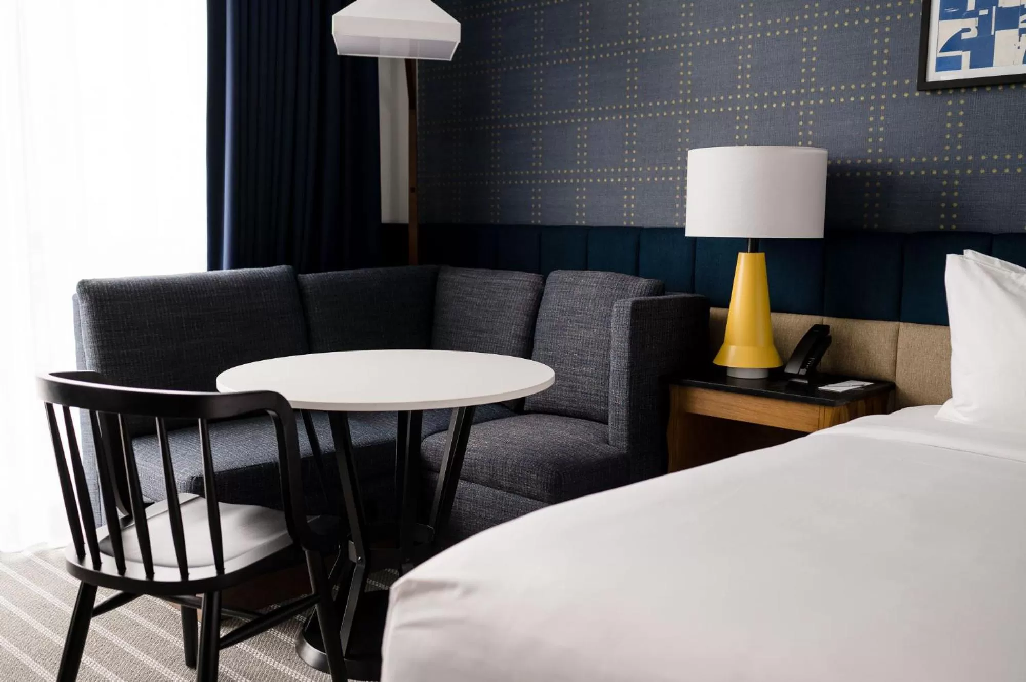 Seating area in Cambria Hotel Boston Somerville