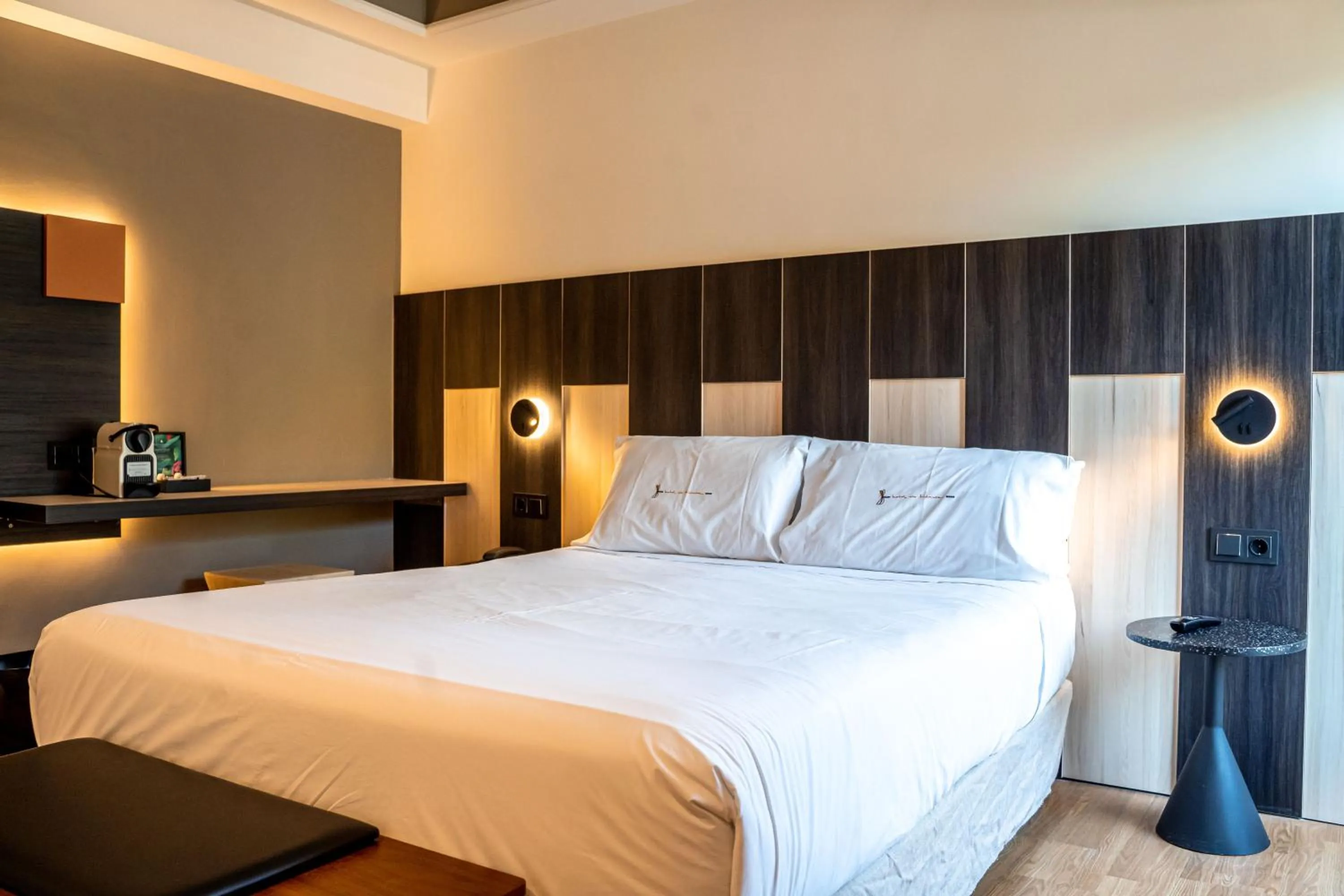 Bed in Hotel Rio Bidasoa