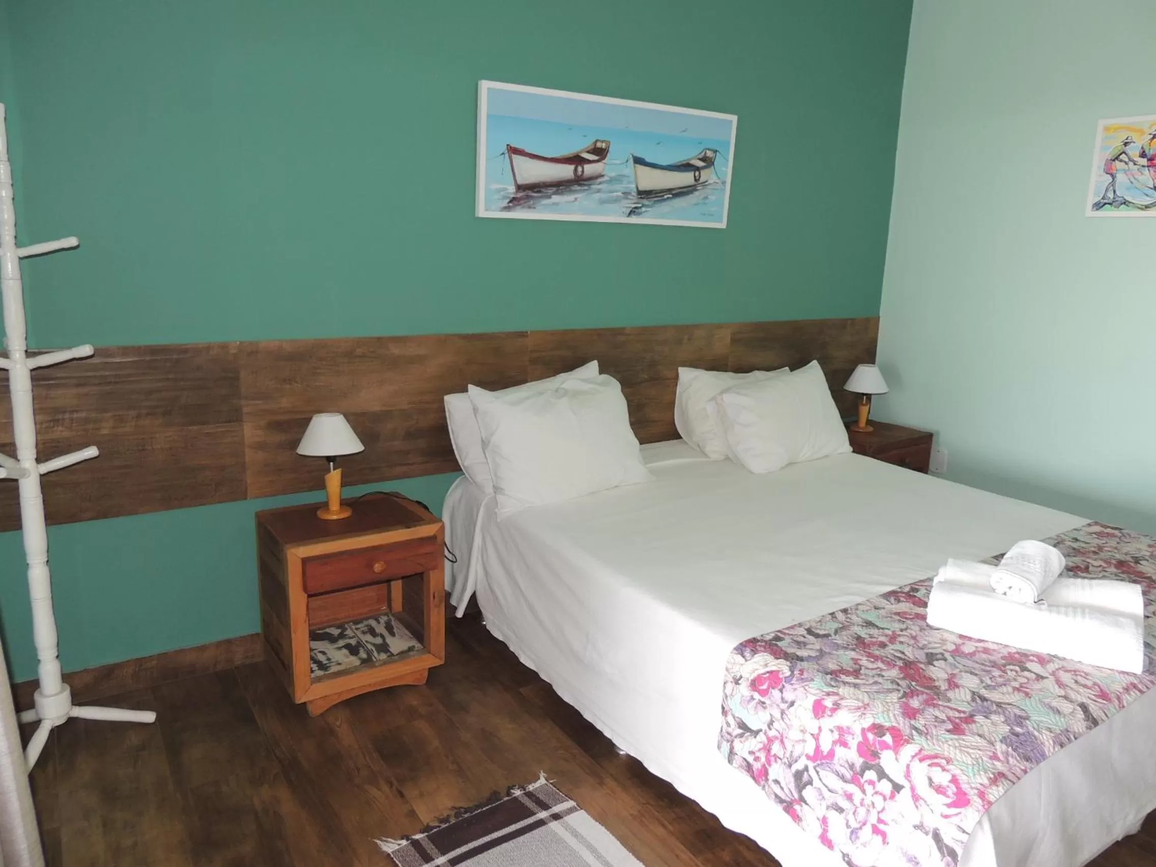 Bed in Pousada Akaroa