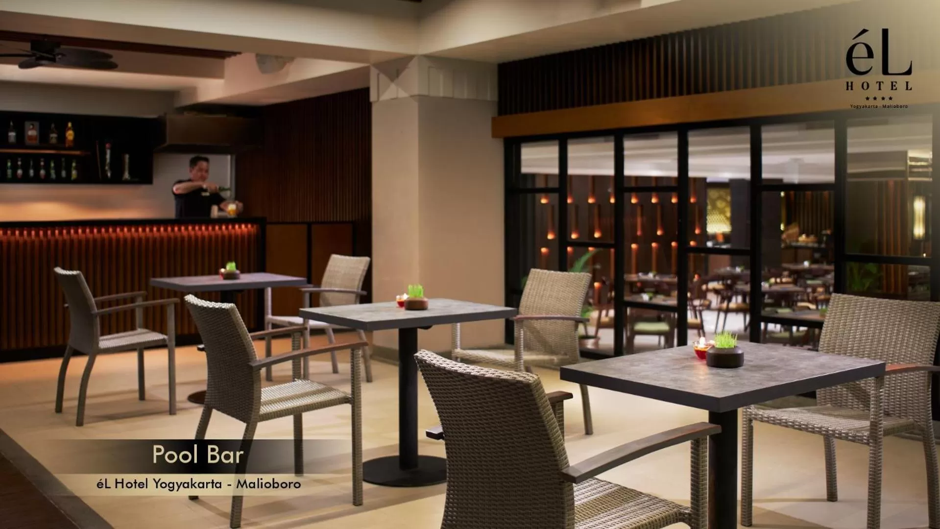 Lounge or bar in eL Hotel Yogyakarta Malioboro