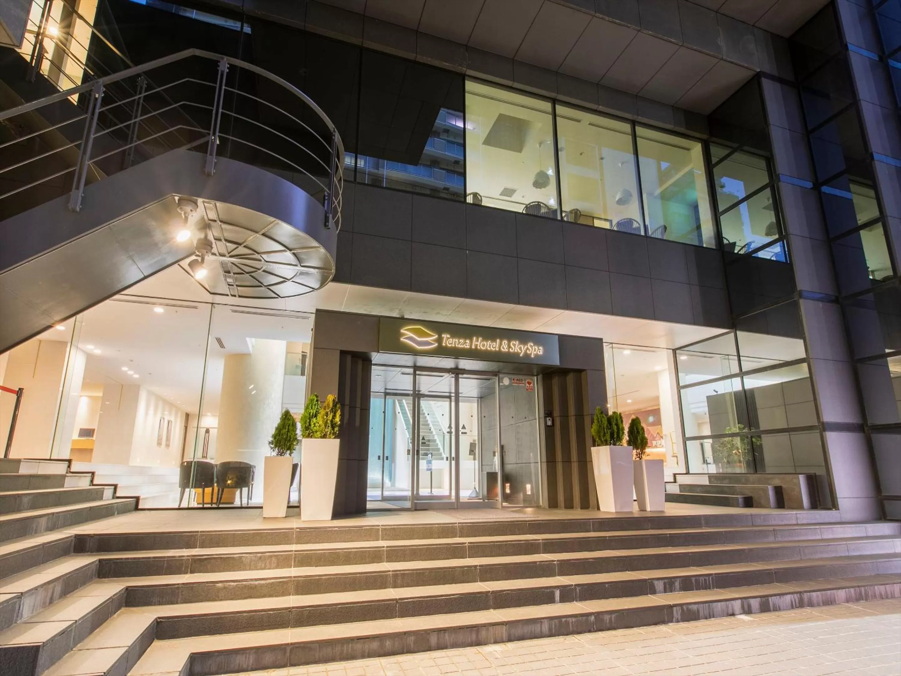 Facade/entrance in Tenza Hotel & SKYSPA at Sapporo Central