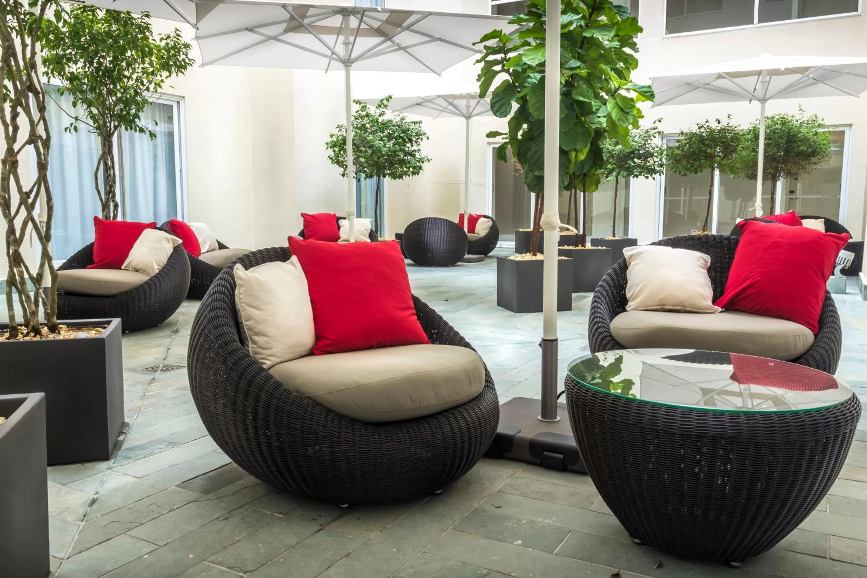 Patio in Central Hotel Panama Casco Viejo