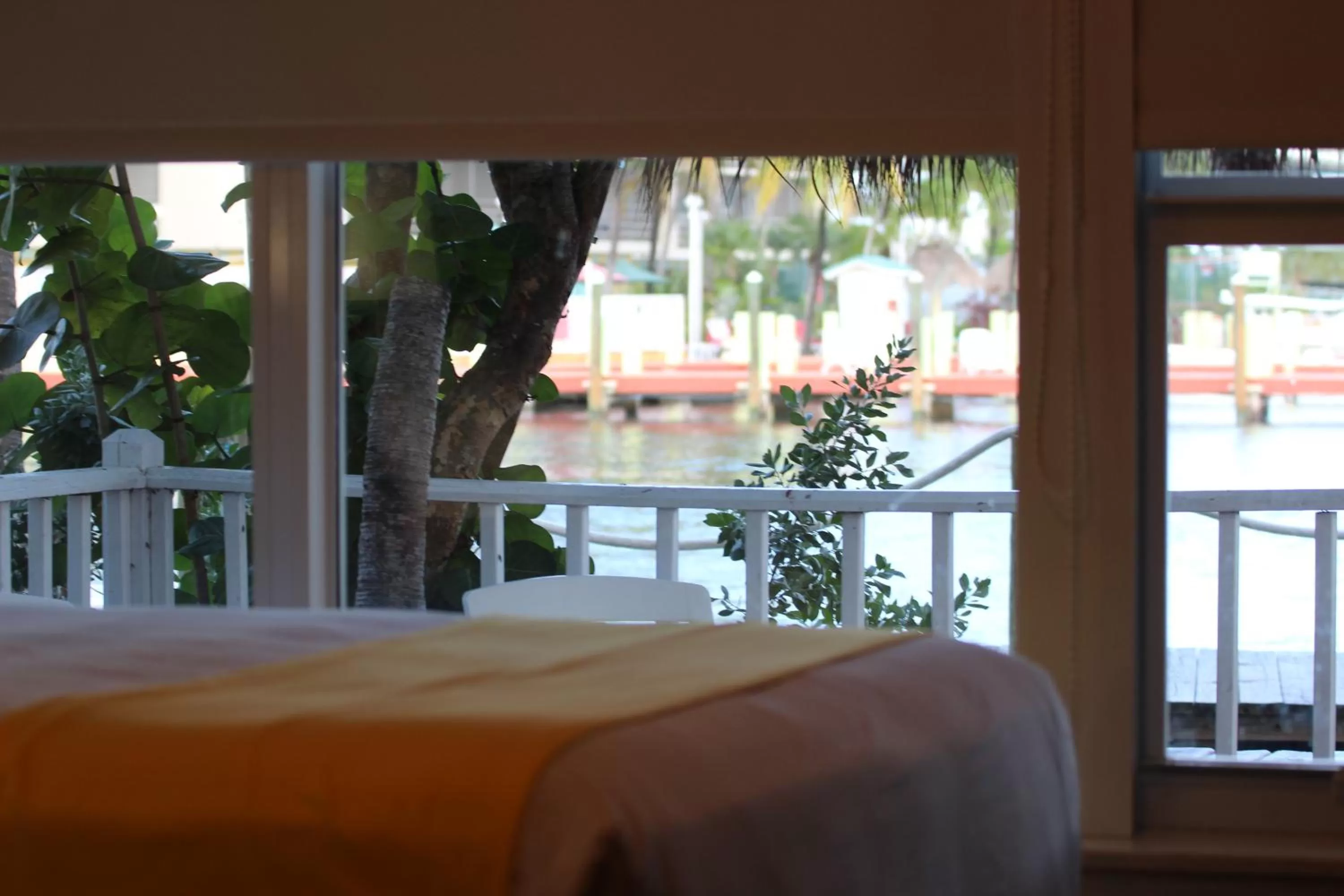View (from property/room), Bed in Gilbert's Resort & Marina