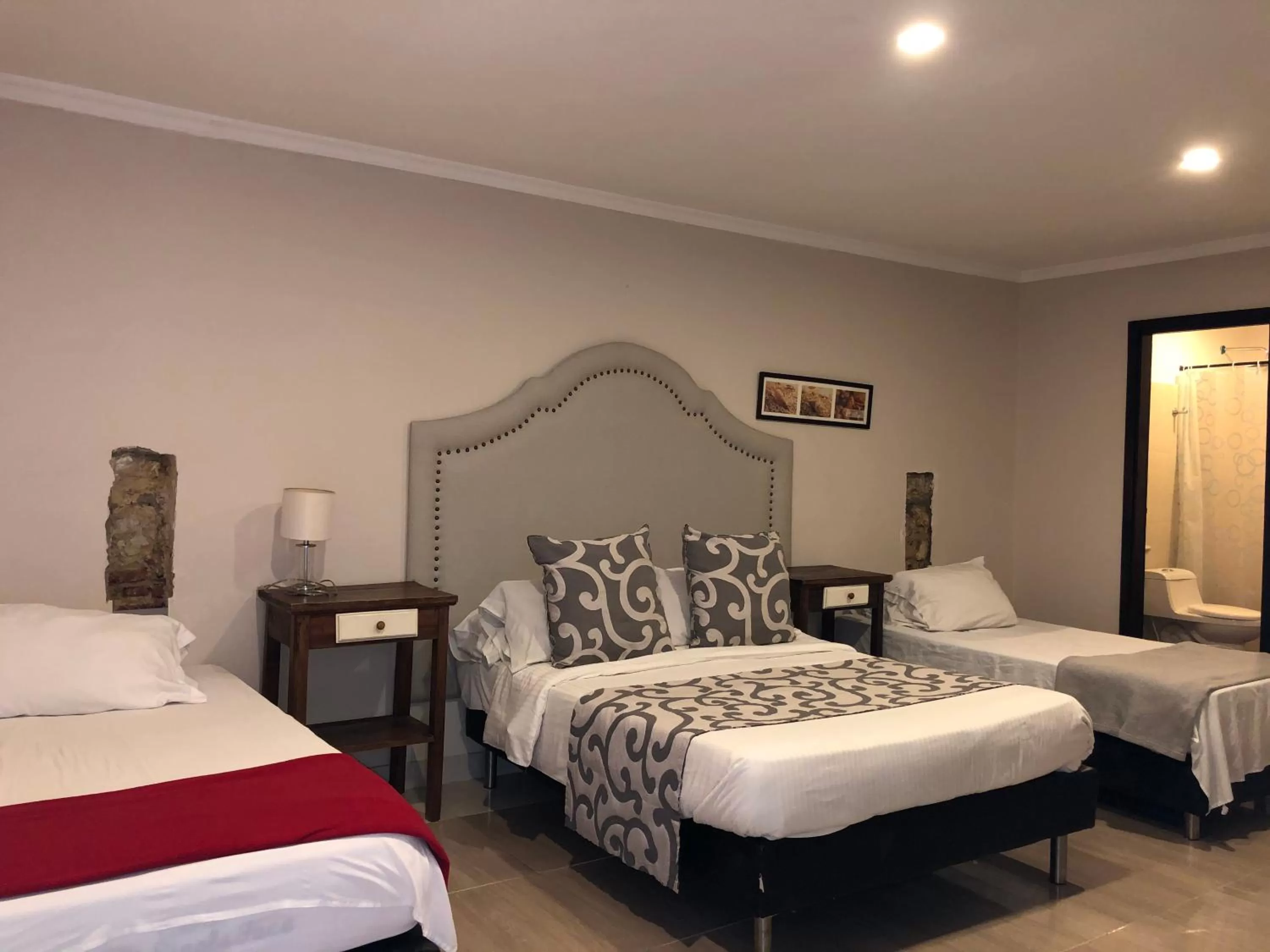 Bed in Hotel Galeria la Trinidad