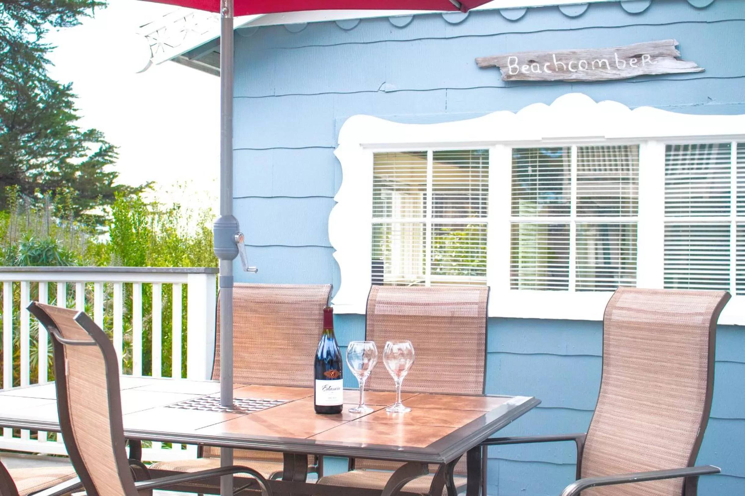 Patio in Ocean Echo Inn & Beach Cottages