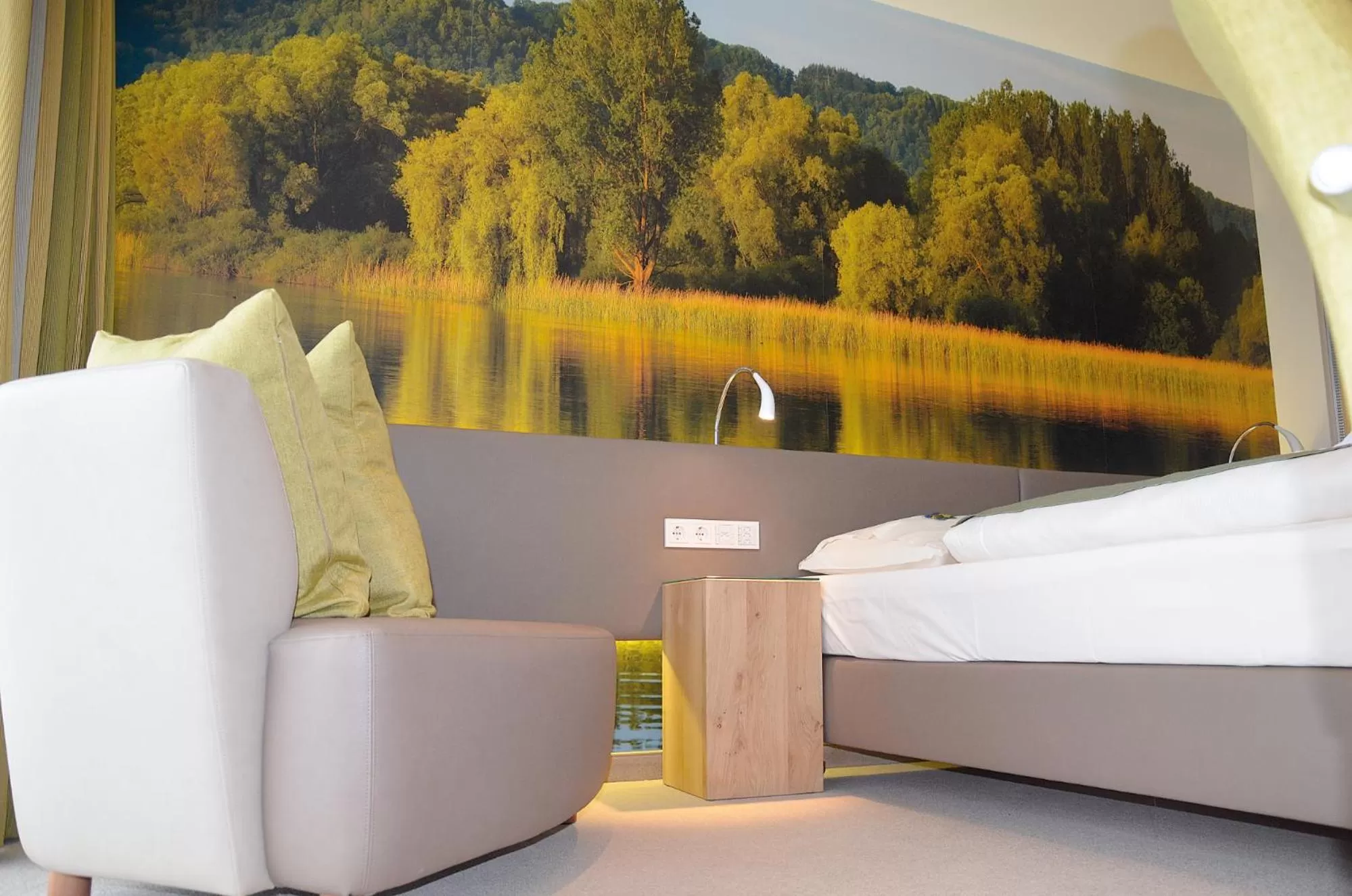 Bed in Seehotel Adler